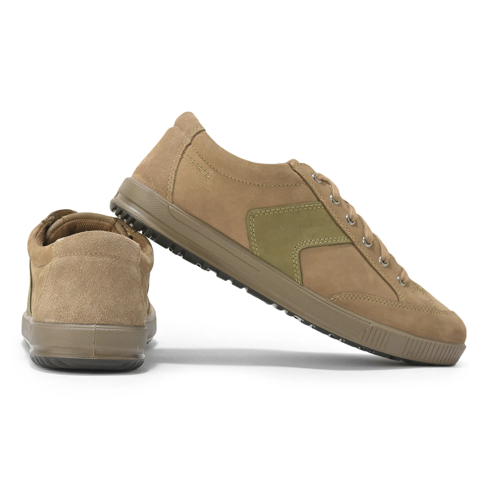 Woodland Dark Khaki Casual Lace Shoes - Thumbnail 10