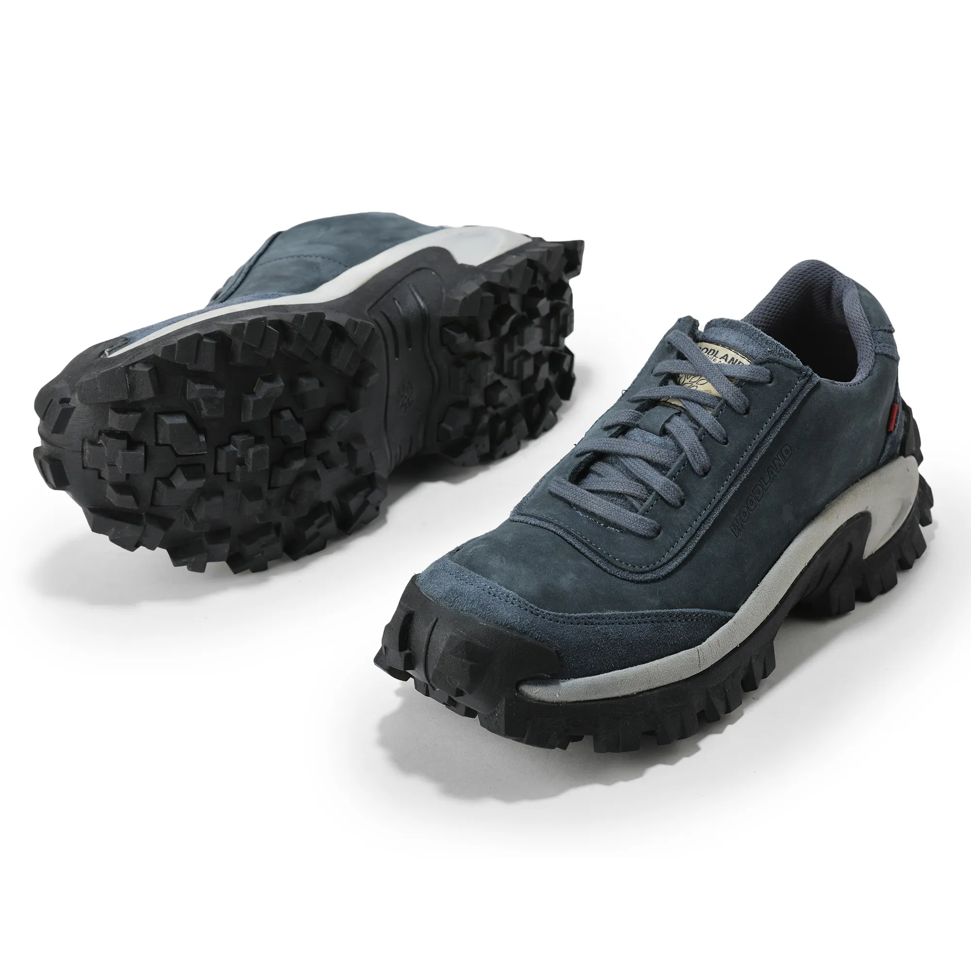 Woodland Navy Men Casual Lace Shoes - Thumbnail 4