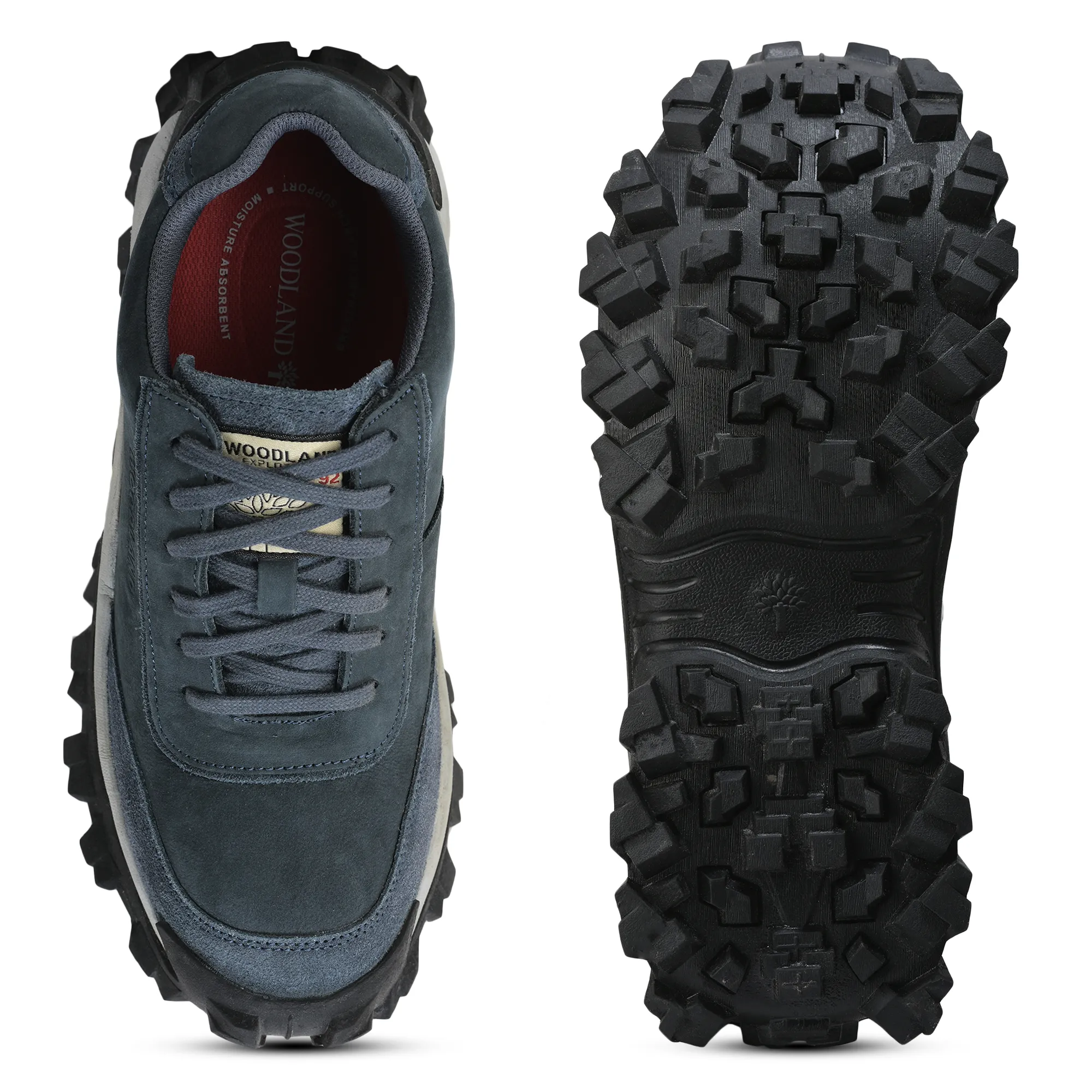 Woodland Navy Men Casual Lace Shoes - Thumbnail 7