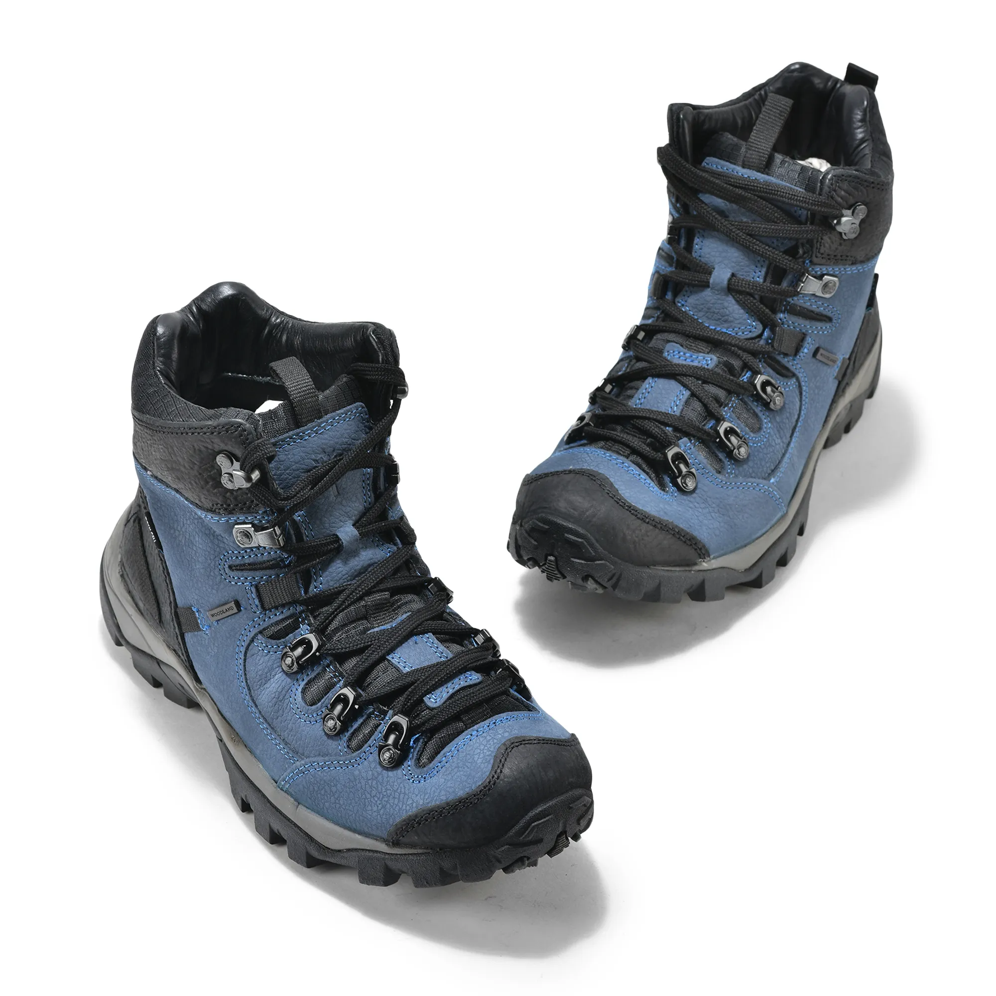 Woodland Droyal Blue trekking casual shoes - Thumbnail 3