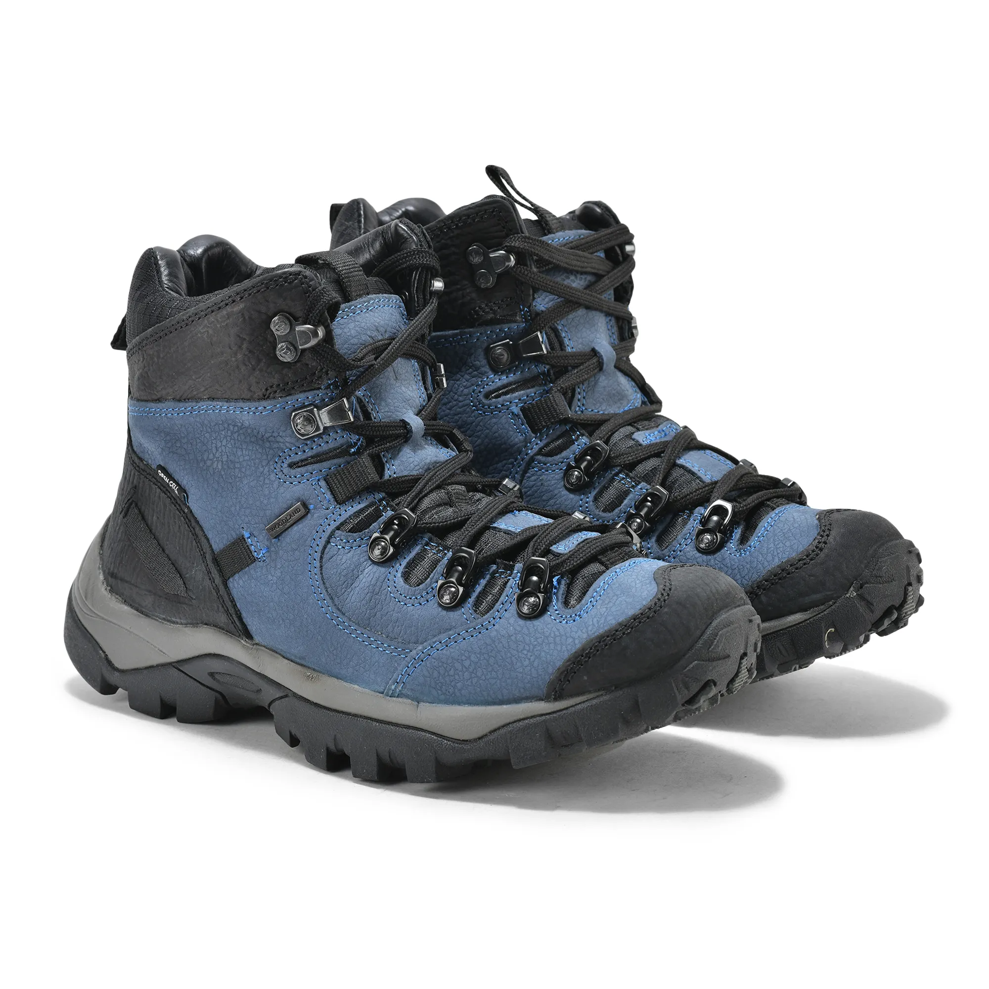 Woodland Droyal Blue trekking casual shoes - Thumbnail 9