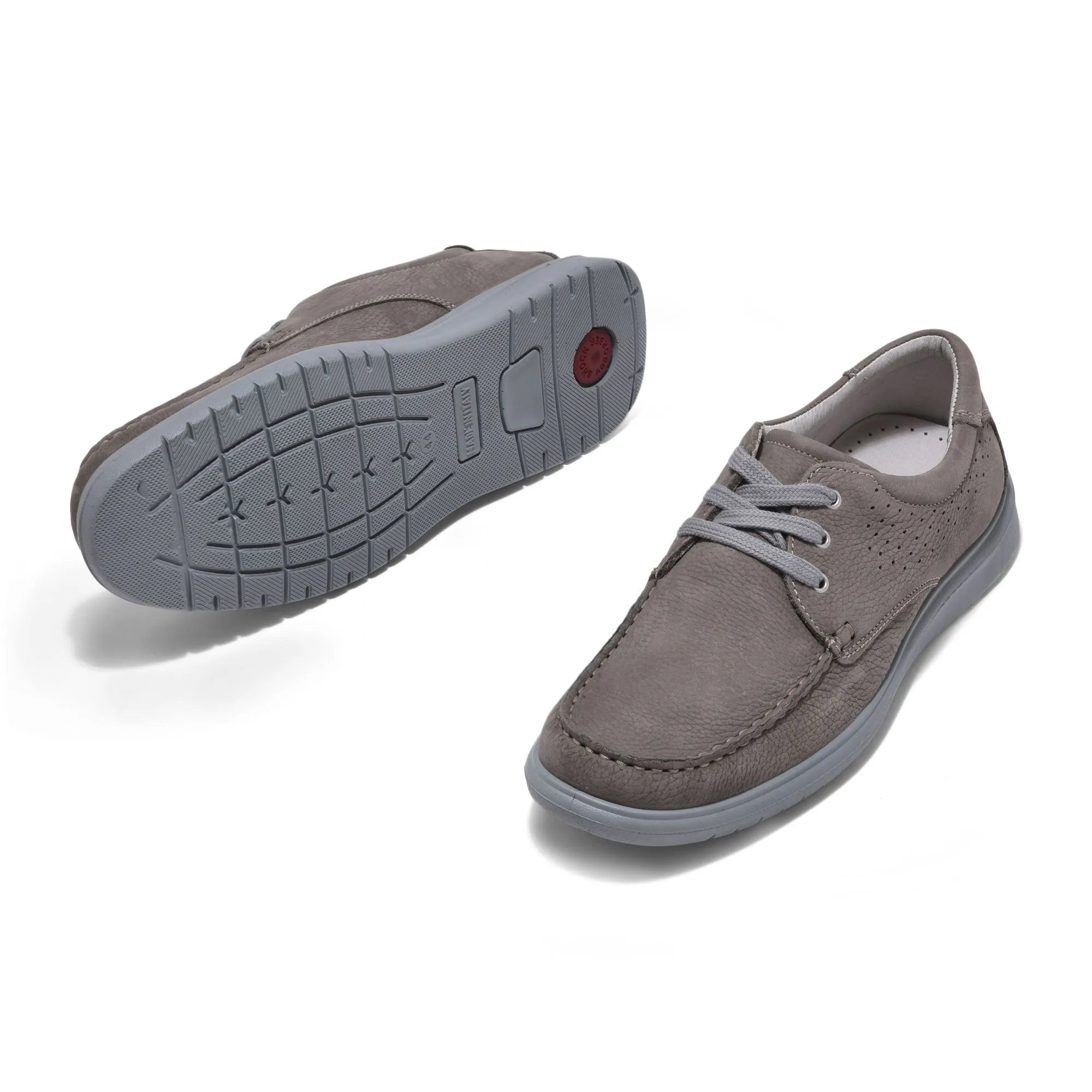 Grey casual shoe for men - Thumbnail 4