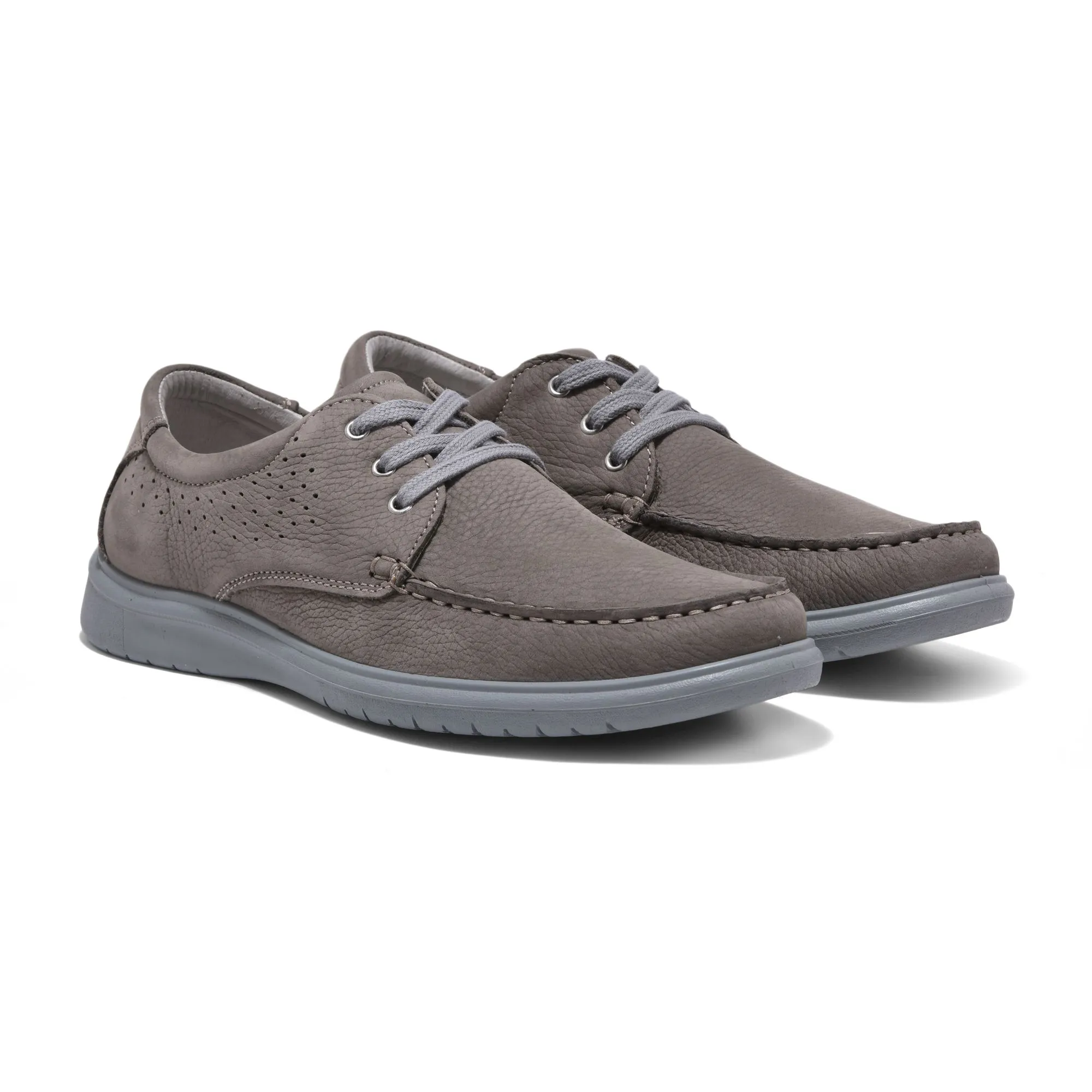 Grey casual shoe for men - Thumbnail 6