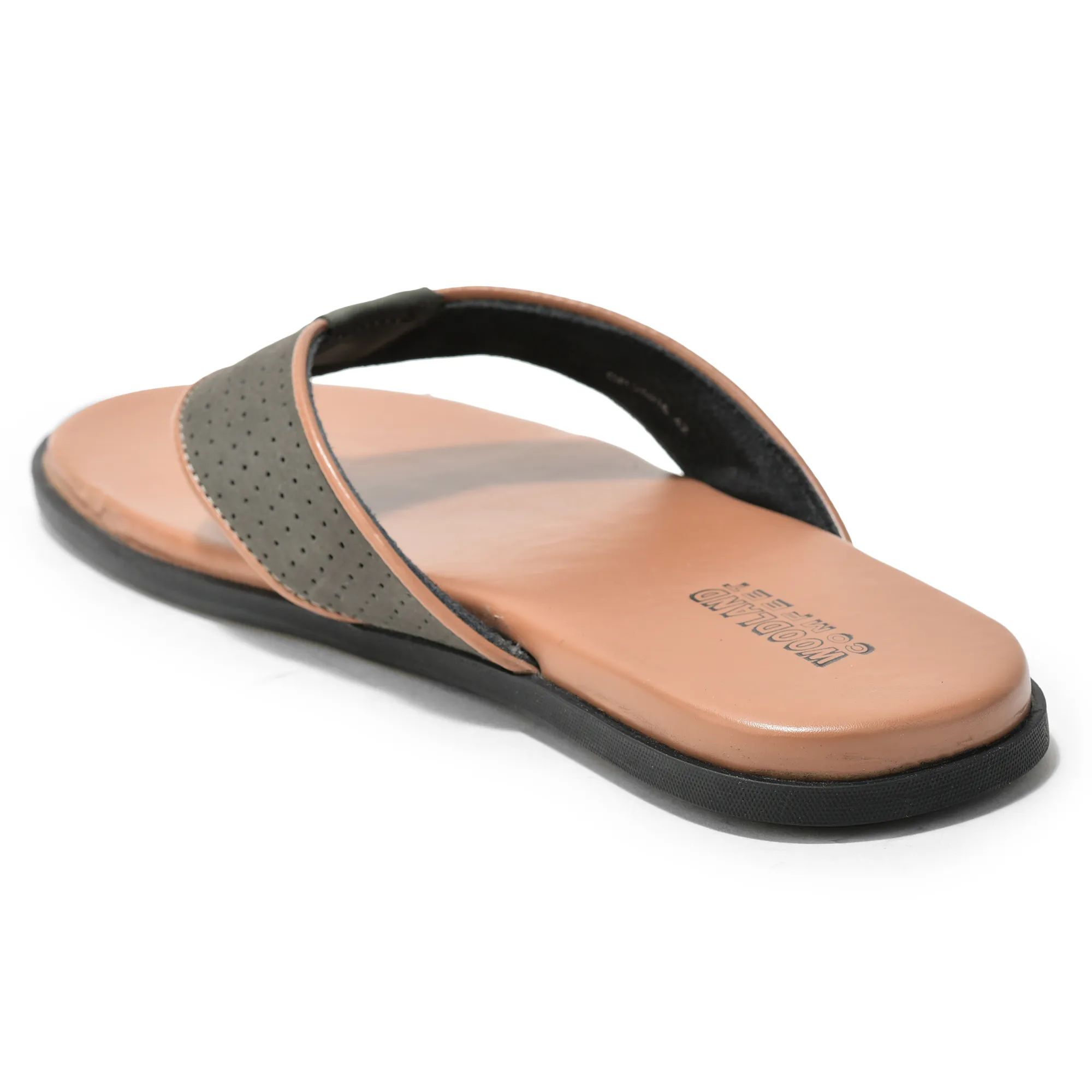 Woodland Black Nubuk Men Everyday Slippers - Thumbnail 6