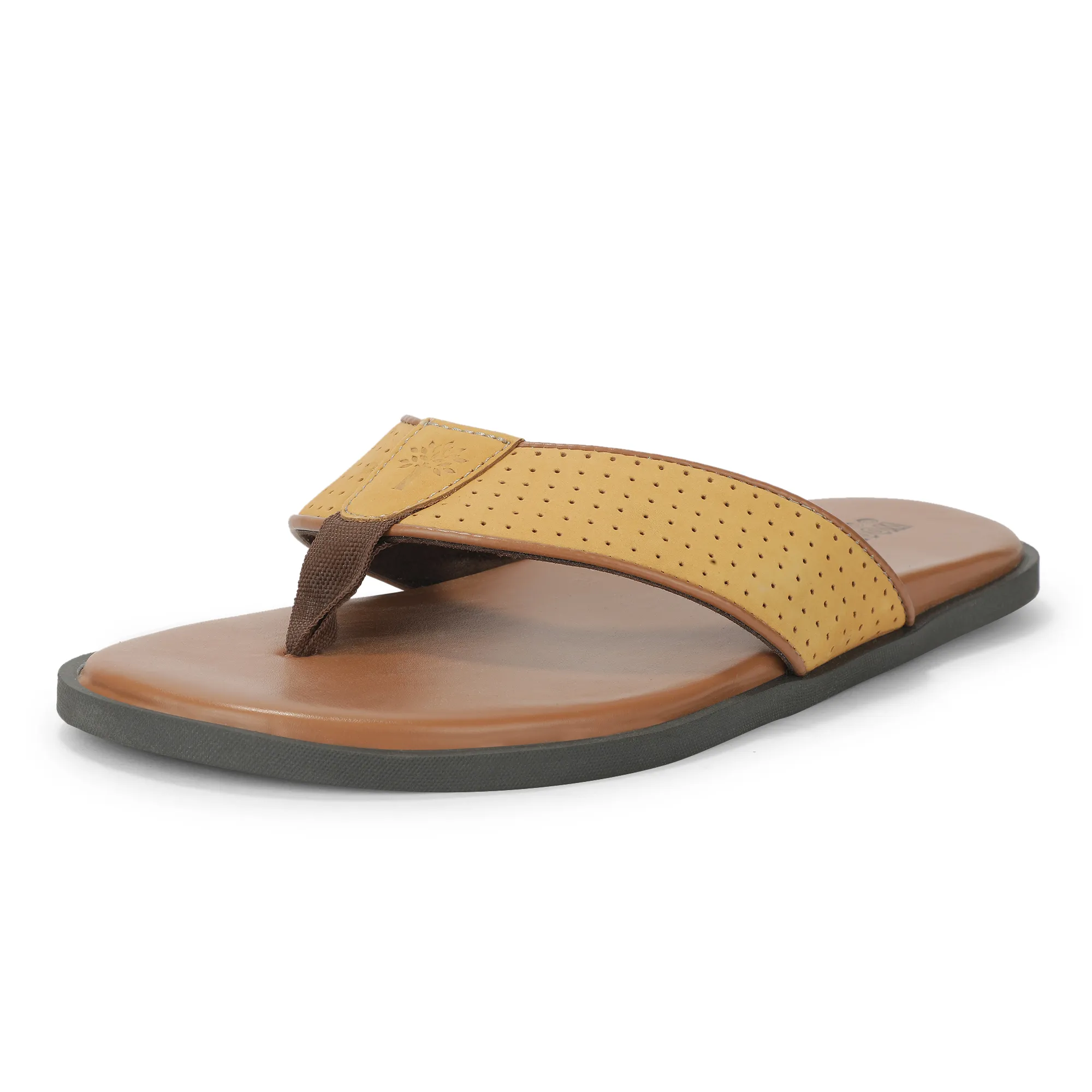 Woodland Camel Nubuk Men Everyday Slippers - Thumbnail 11