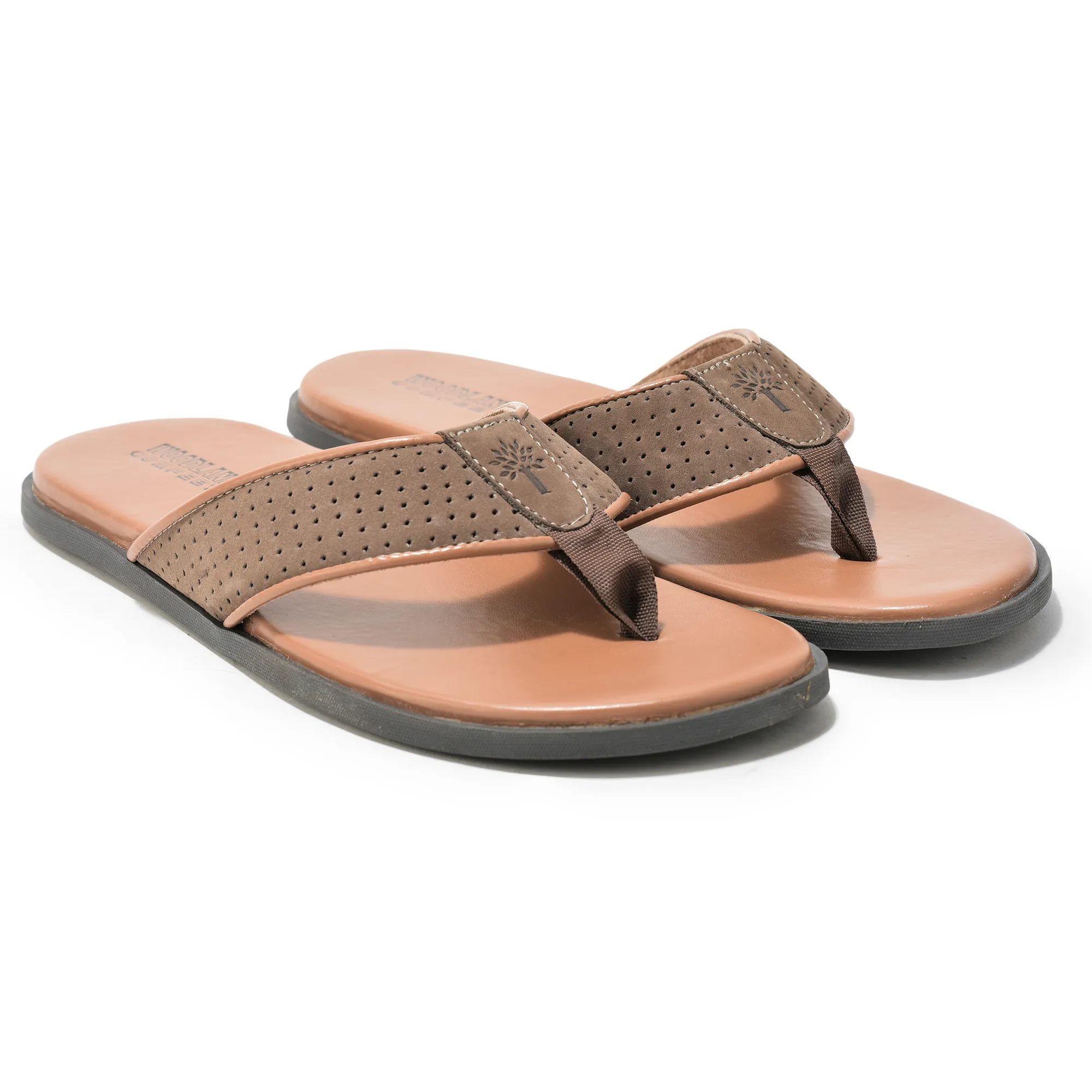 Woodland Dark khaki Nubuk Men Everyday Slippers - Thumbnail 7