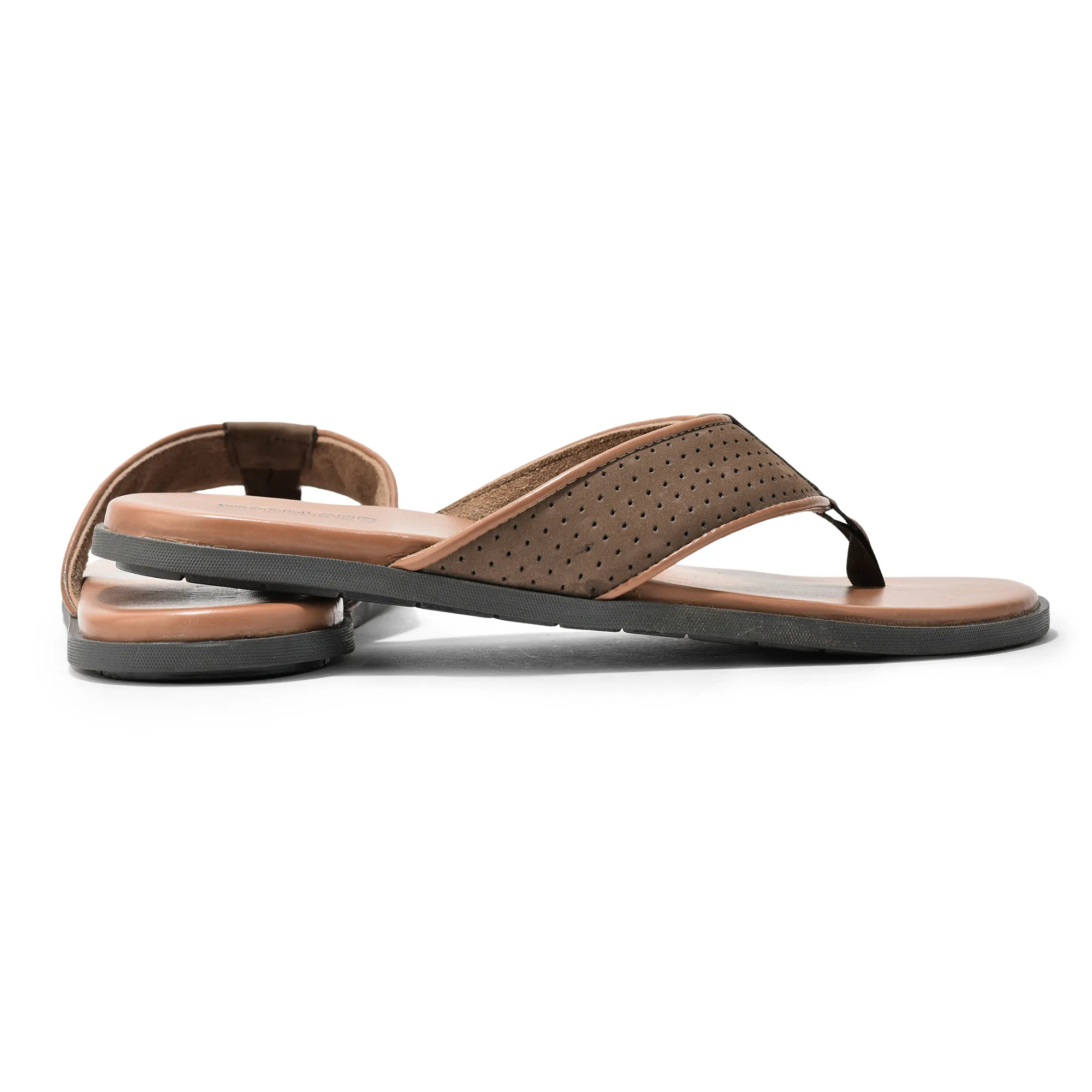 Woodland Dark khaki Nubuk Men Everyday Slippers - Thumbnail 10