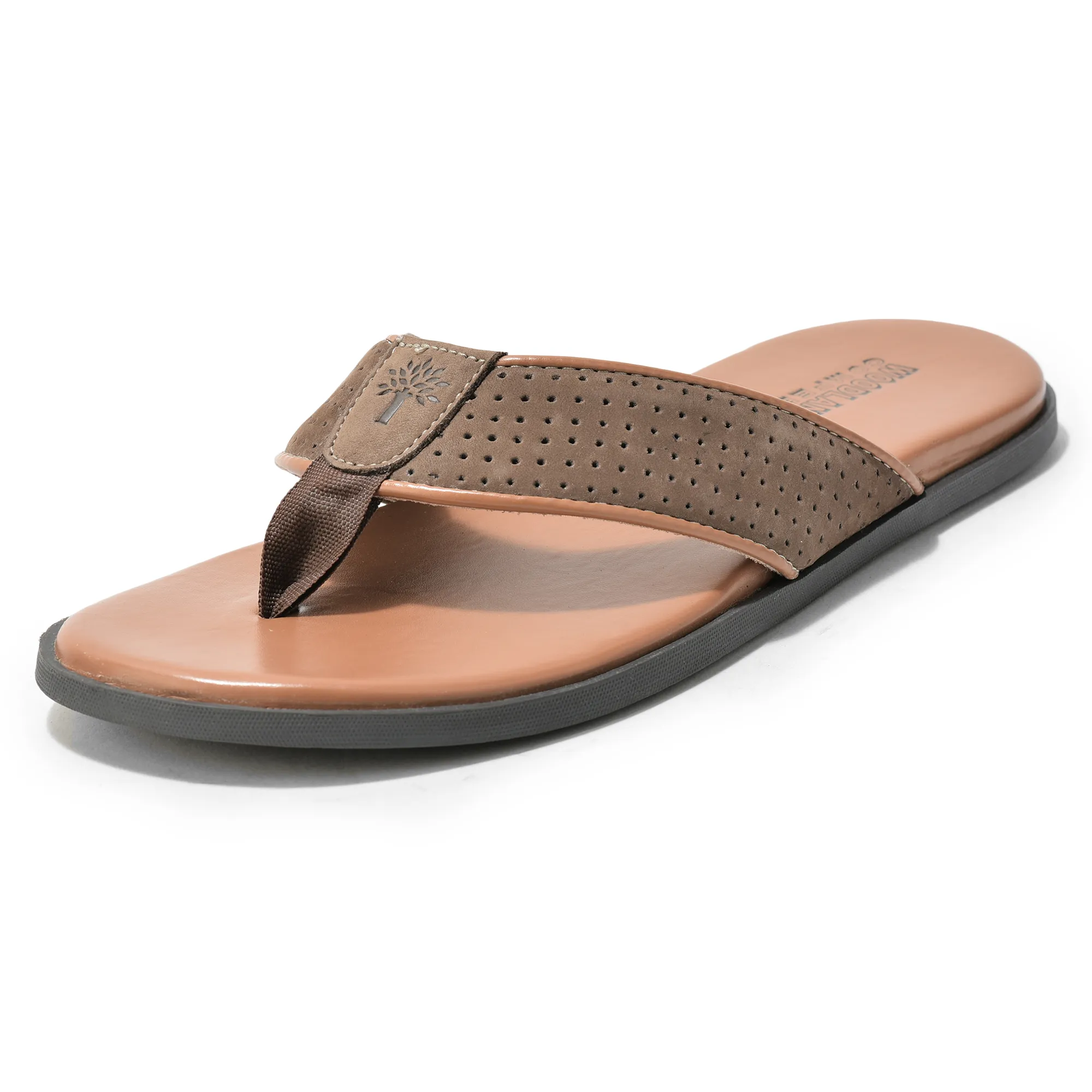 Woodland Dark khaki Nubuk Men Everyday Slippers - Thumbnail 11