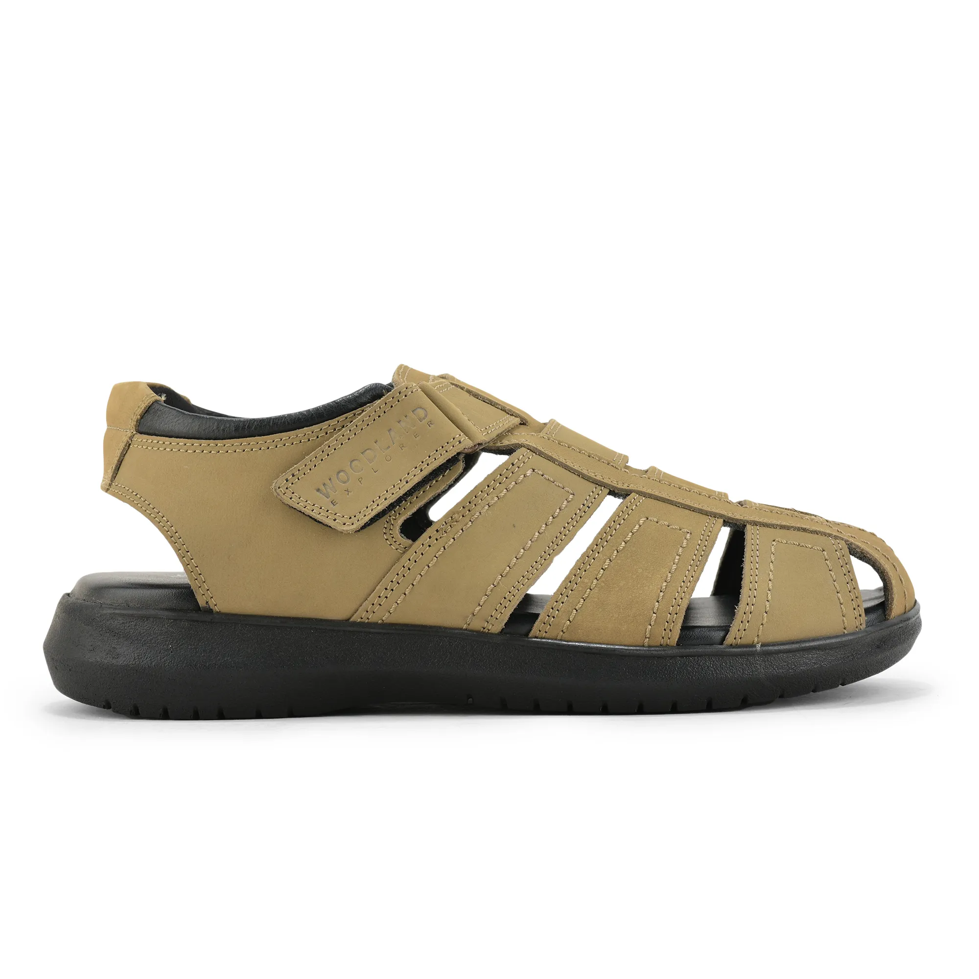 Woodland Khaki Nubuk Terrain Comfort Sandals - Thumbnail 2
