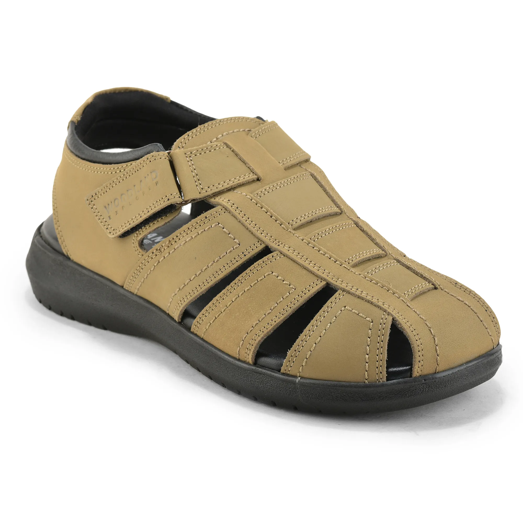 Woodland Khaki Nubuk Terrain Comfort Sandals - Thumbnail 3