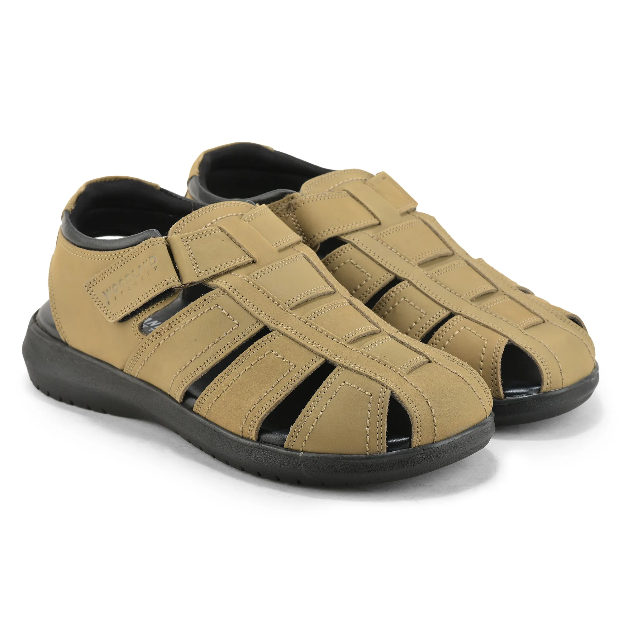 Woodland Khaki Nubuk Terrain Comfort Sandals - Thumbnail 8