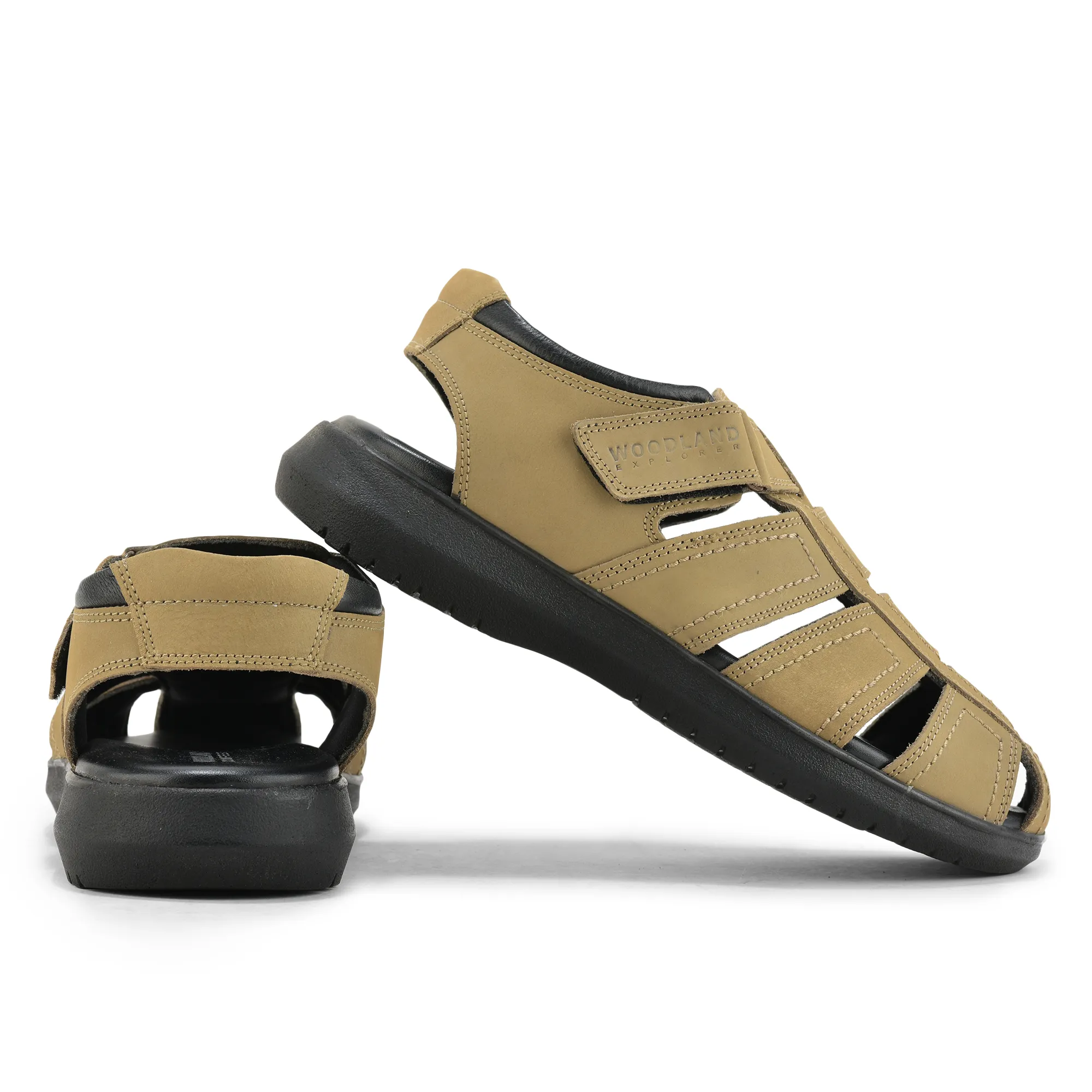 Woodland Khaki Nubuk Terrain Comfort Sandals - Thumbnail 10
