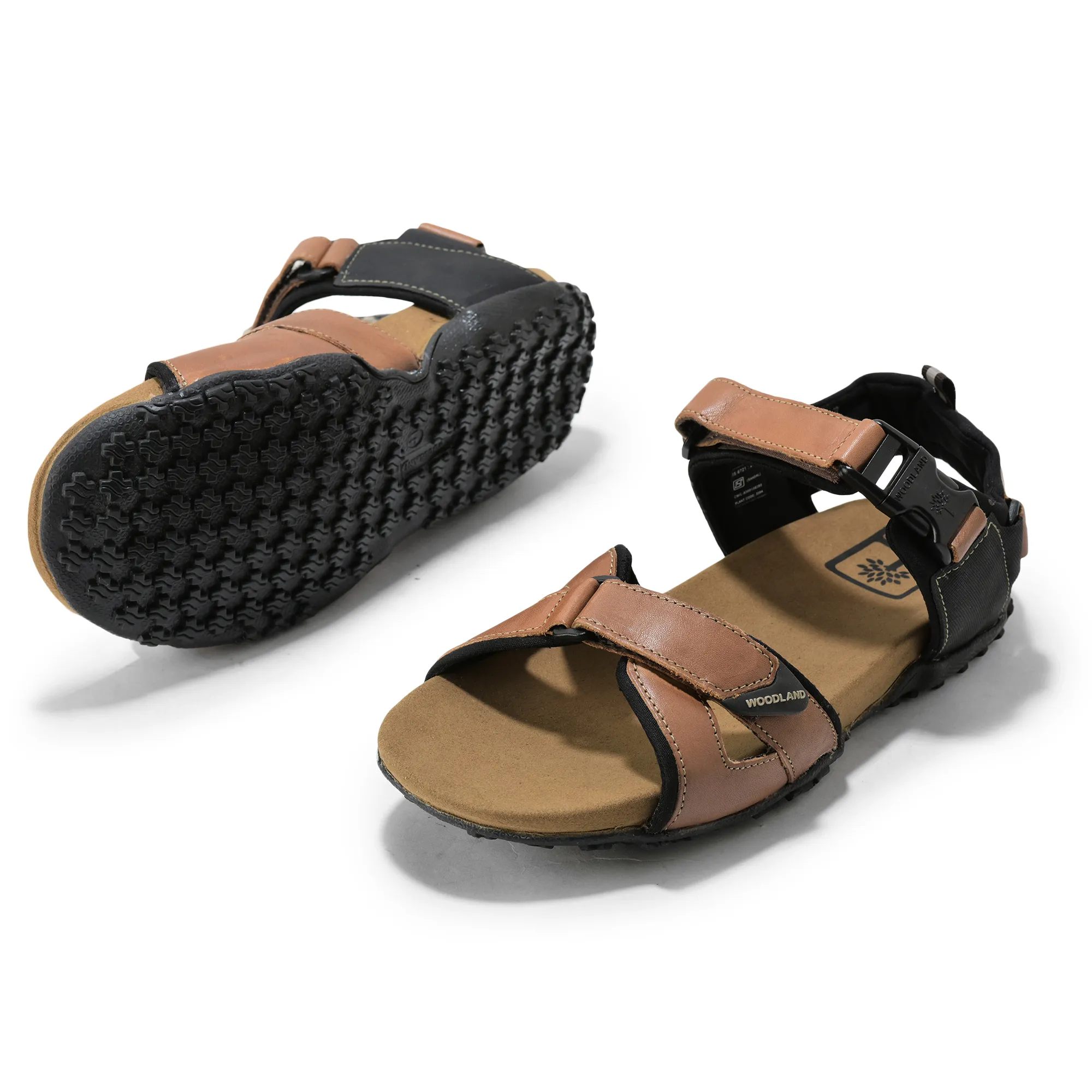 Woodland Tan Clip-lock Sandal - Thumbnail 6