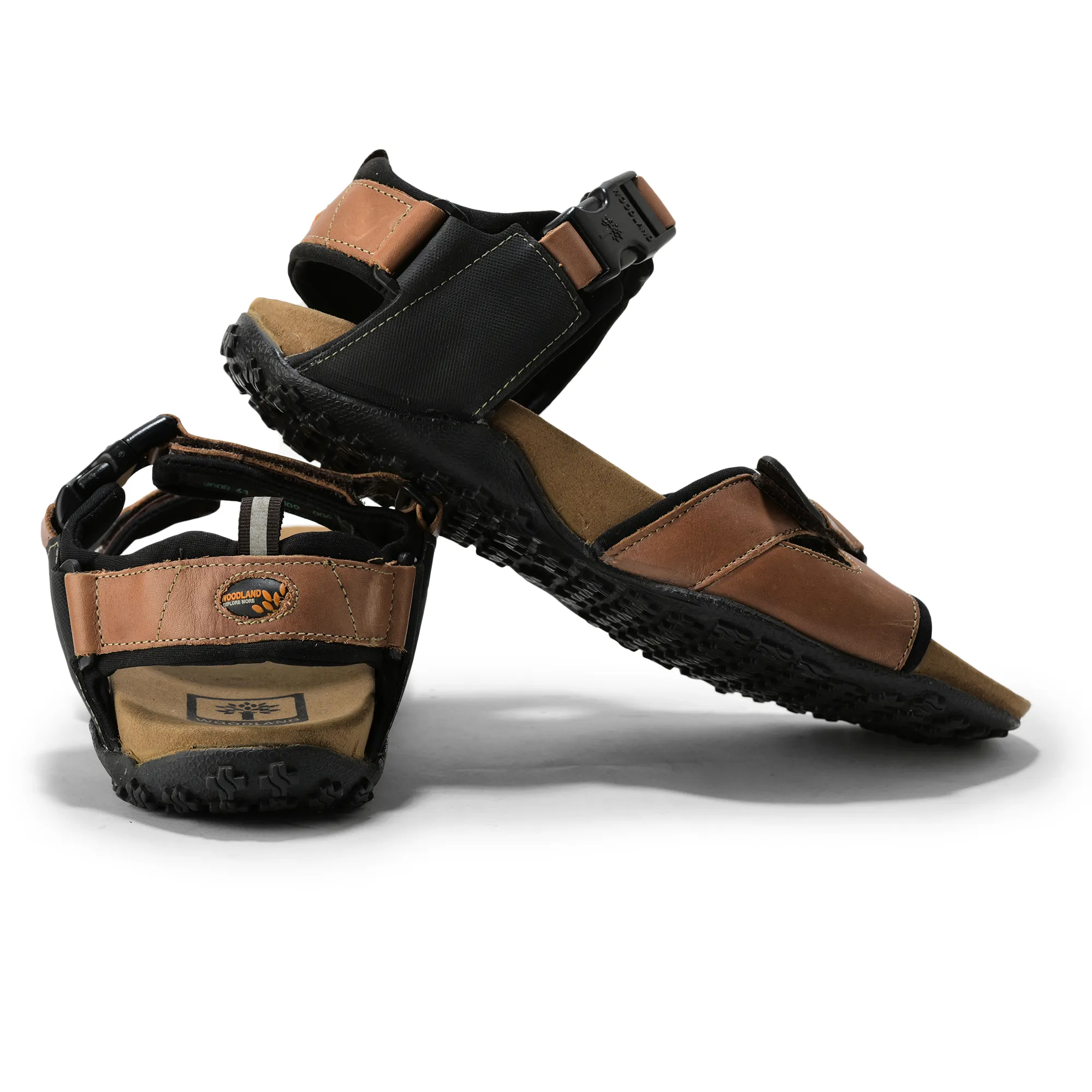 Woodland Tan Clip-lock Sandal - Thumbnail 10