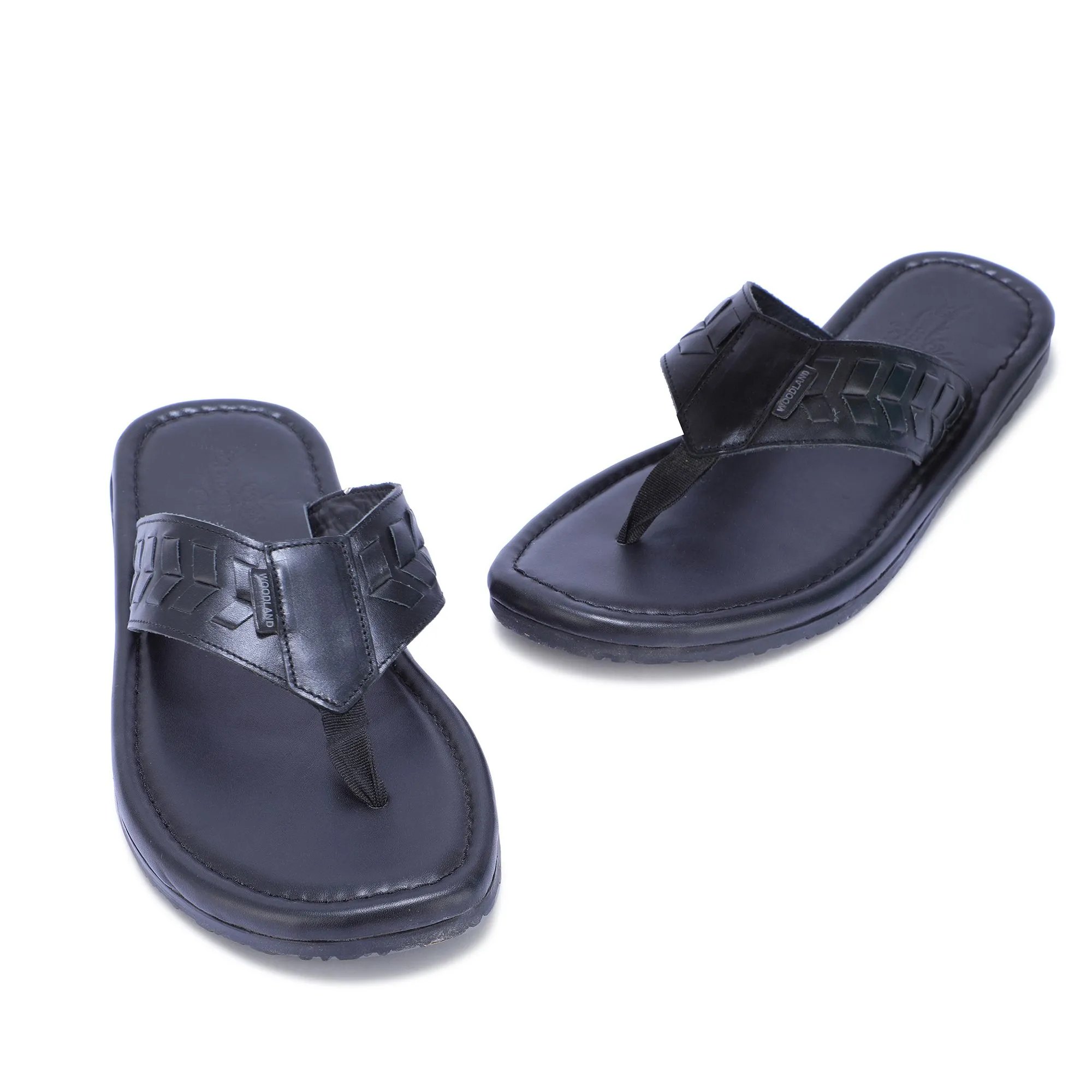 Woodland Black casual slippers - Thumbnail 2