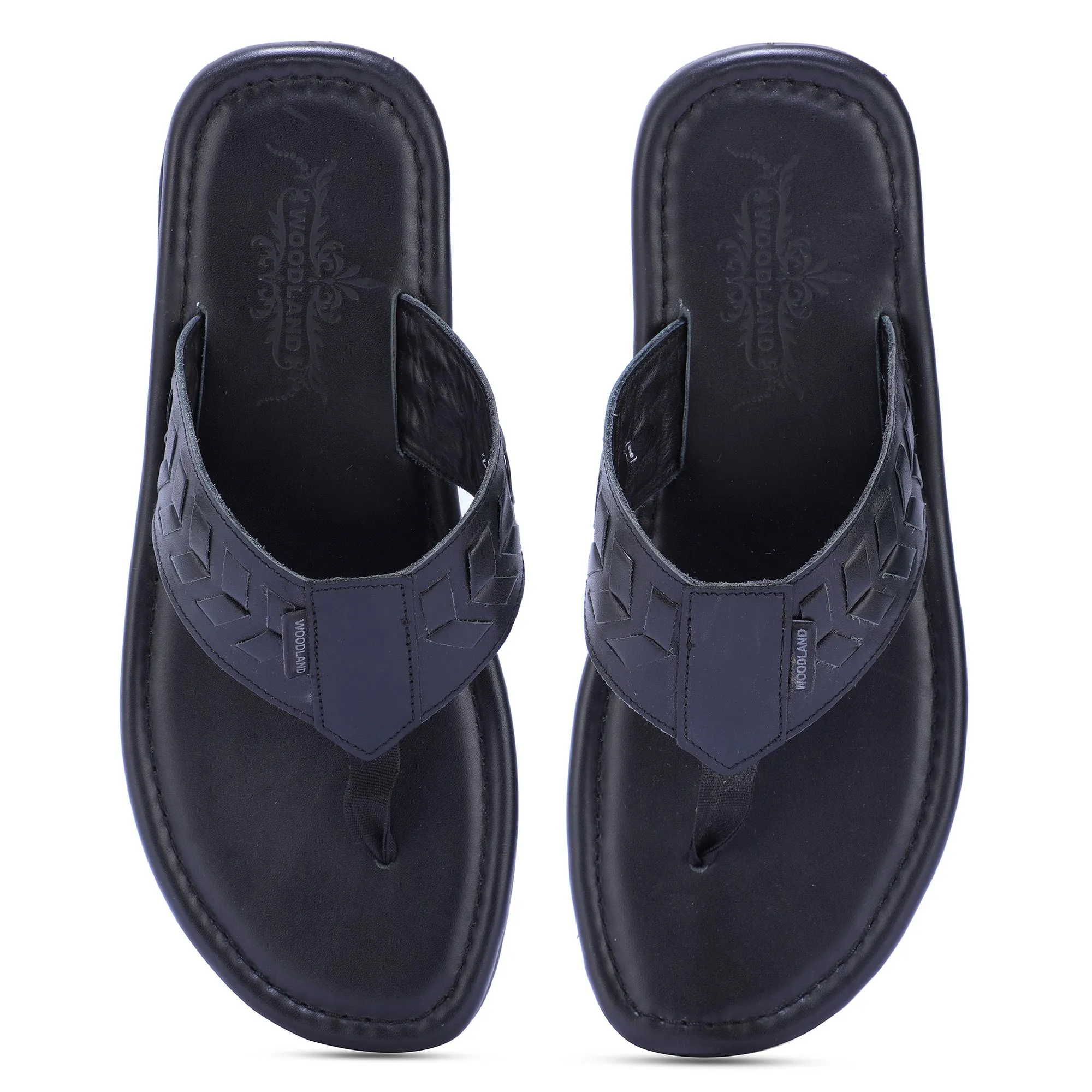 Woodland Black casual slippers - Thumbnail 3