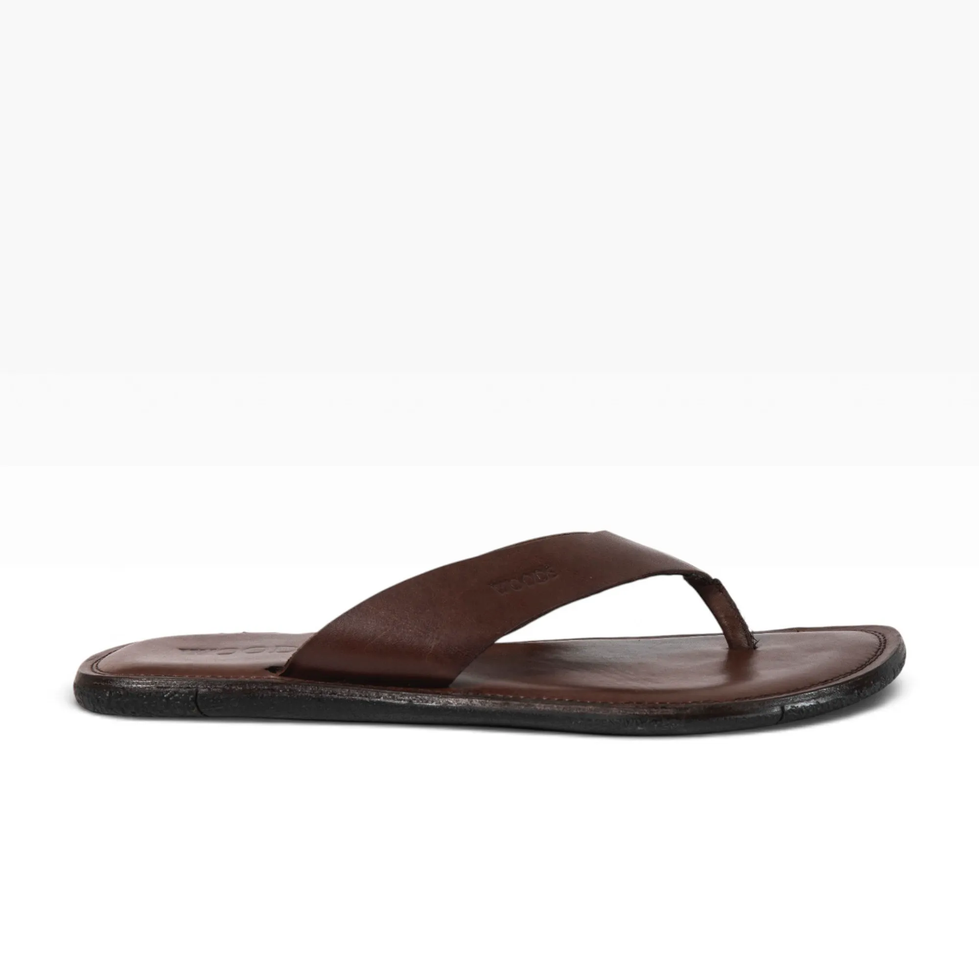 Coffee Softy Leather Slippers For Men 2