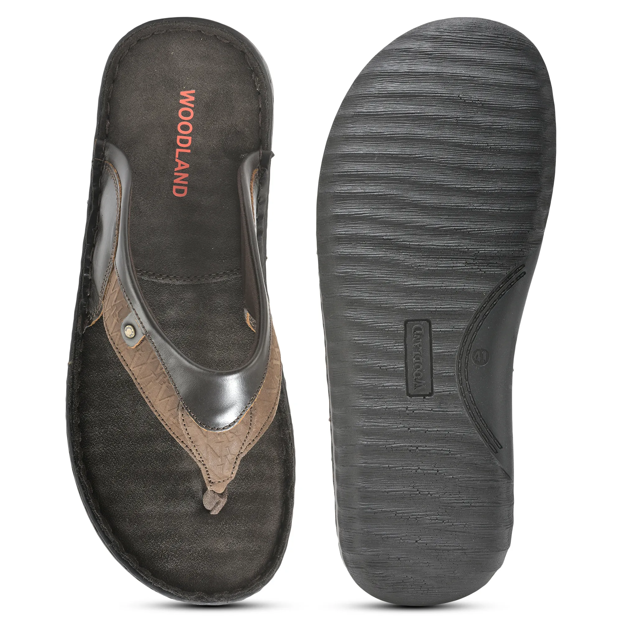 Dbrown Slipper for Men - Thumbnail 8