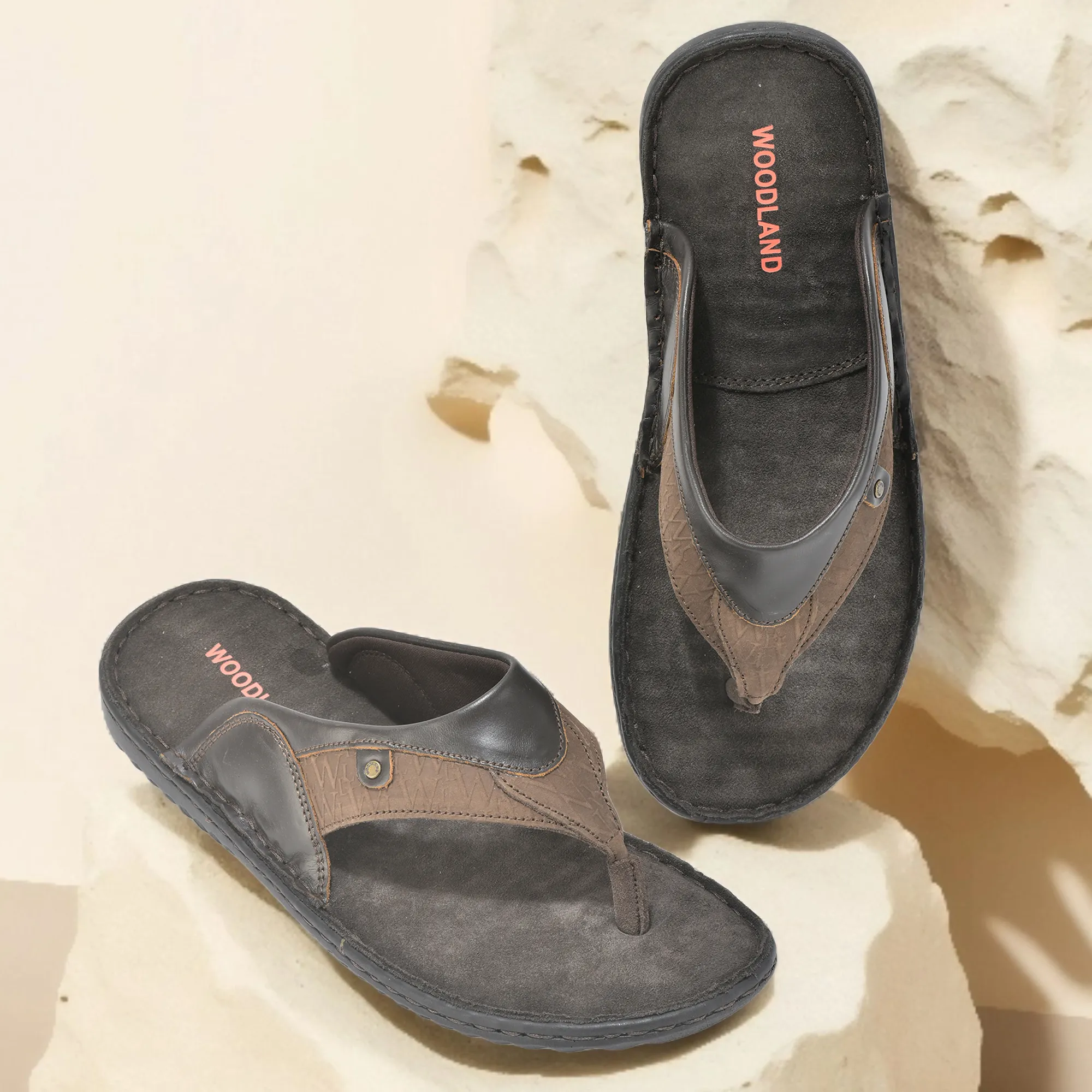 Dbrown Slipper for Men - Thumbnail 9