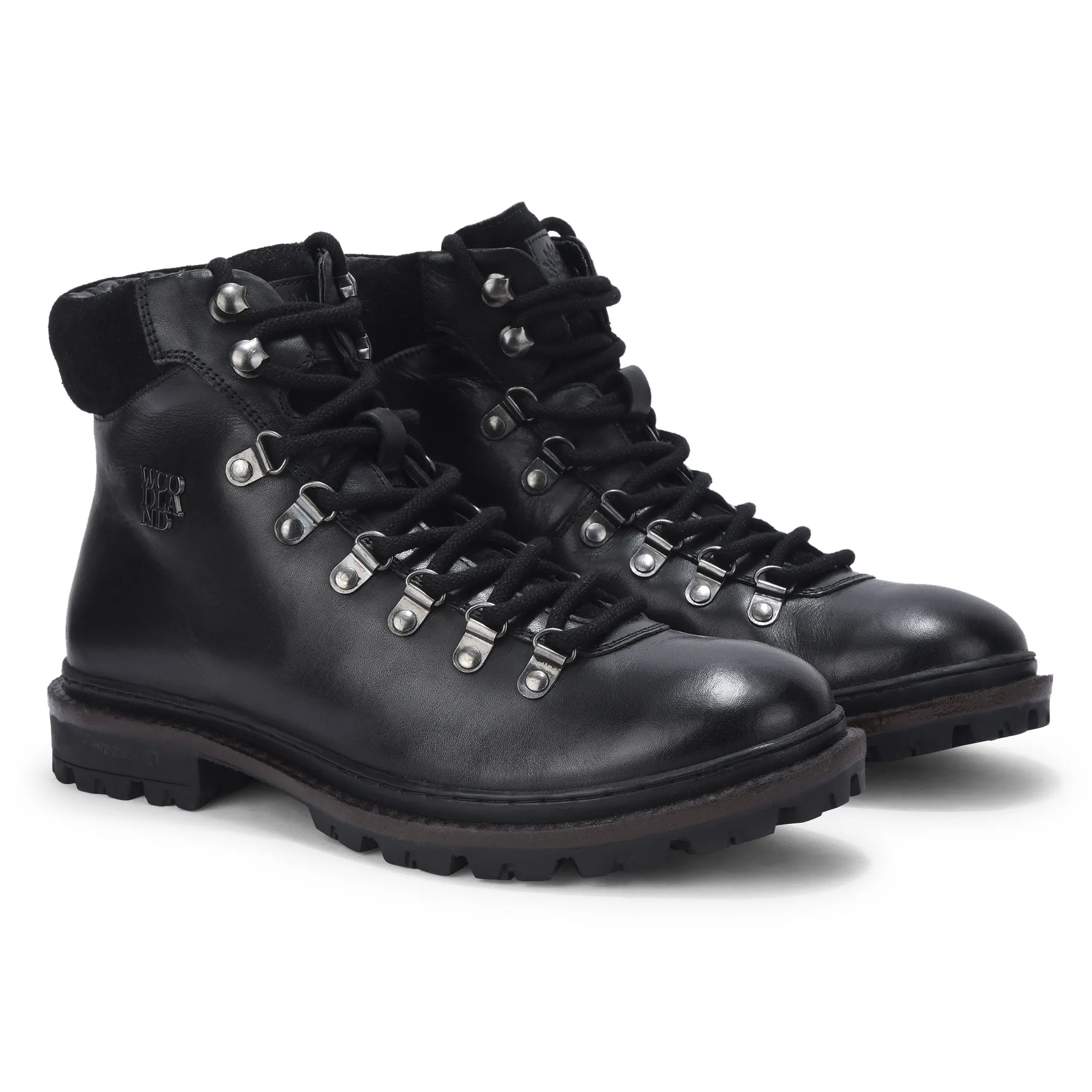 Men Black Softy Leather Outdoor Boots - Thumbnail 7
