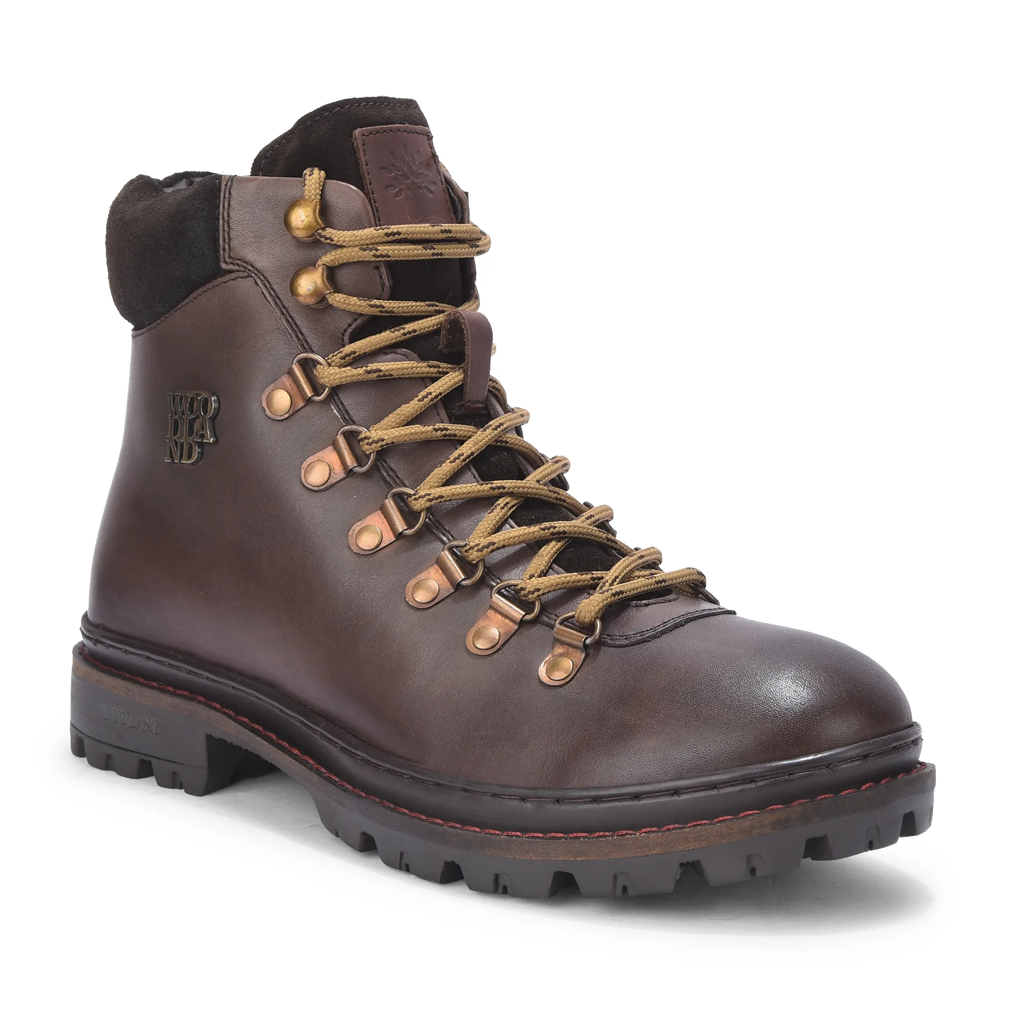 Men Brown  Softy Leather Outdoor Boots - Thumbnail 3