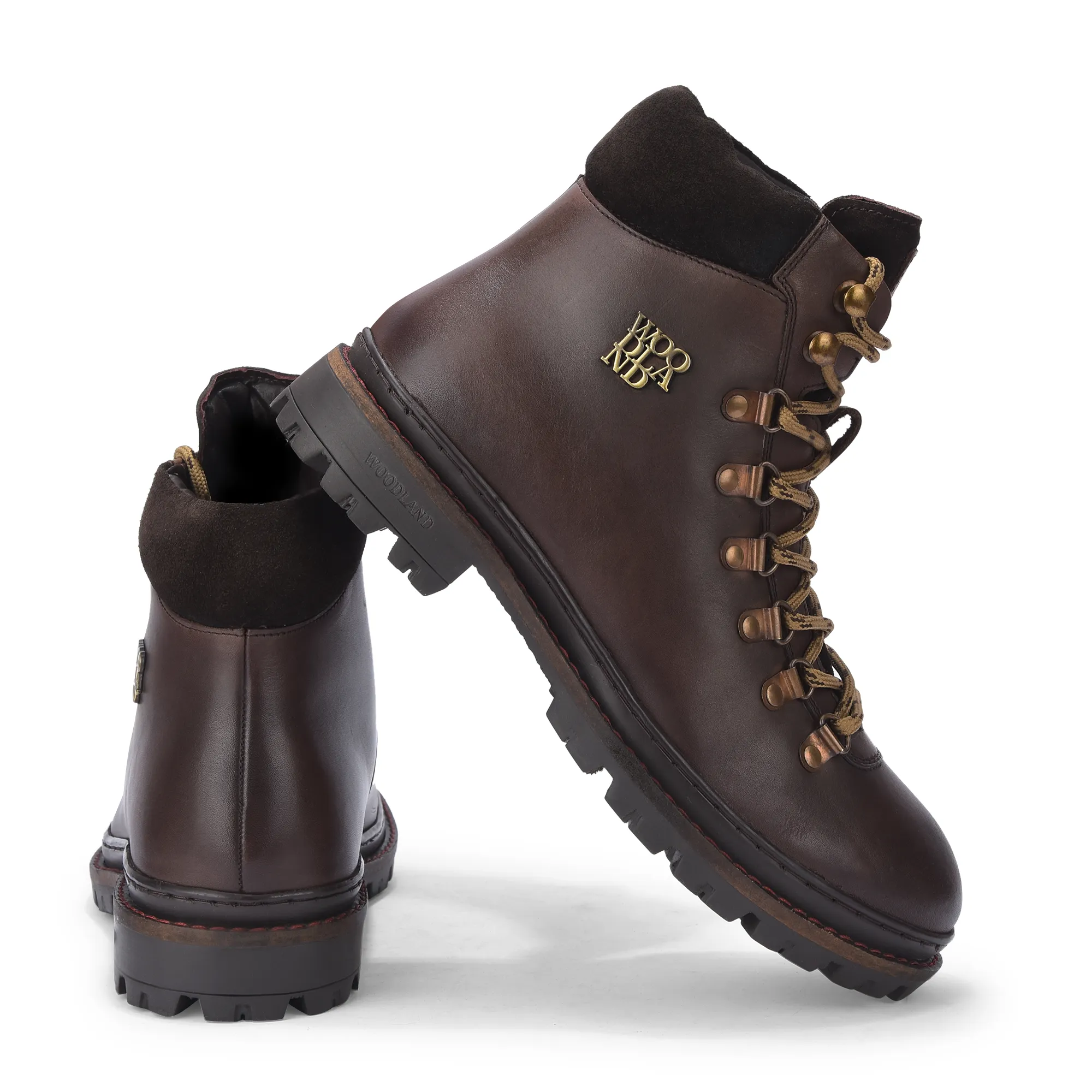 Men Brown  Softy Leather Outdoor Boots - Thumbnail 10