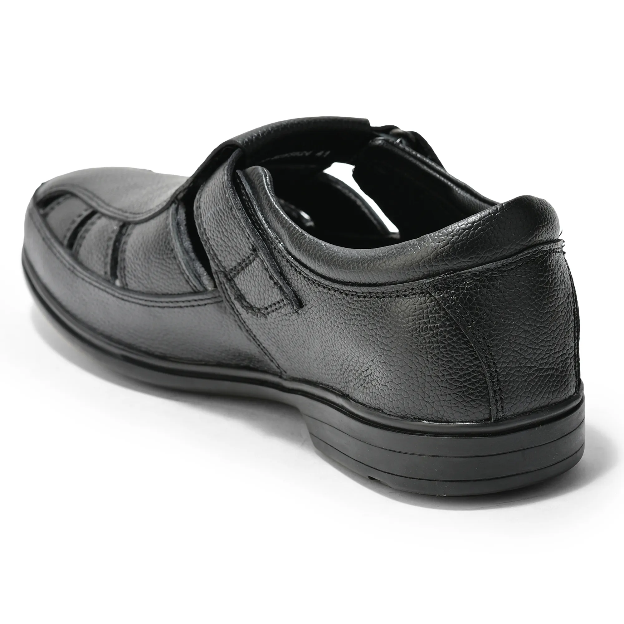 Woodland Black Softy Sandals for Men
 - Thumbnail 6