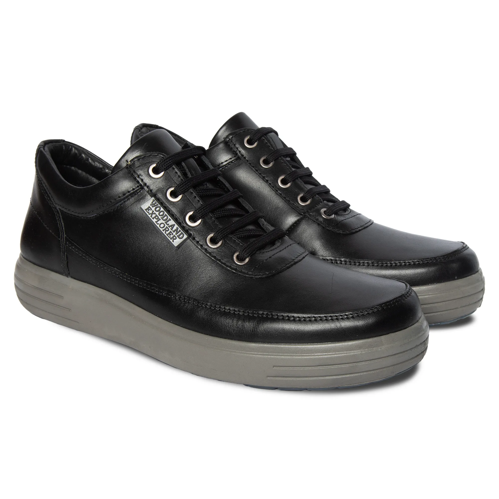 Black Casual Shoe For Men - Thumbnail 3