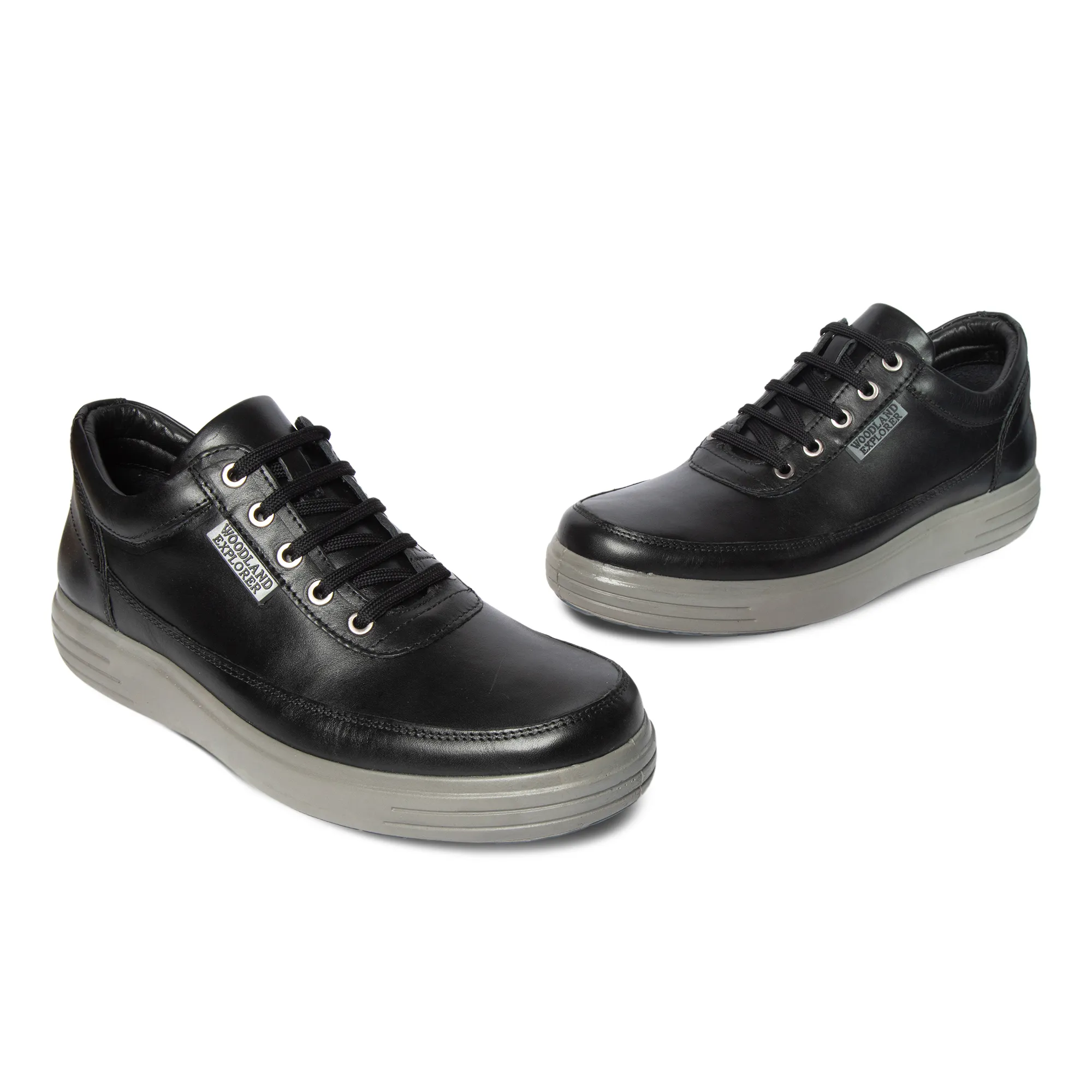 Black Casual Shoe For Men - Thumbnail 5