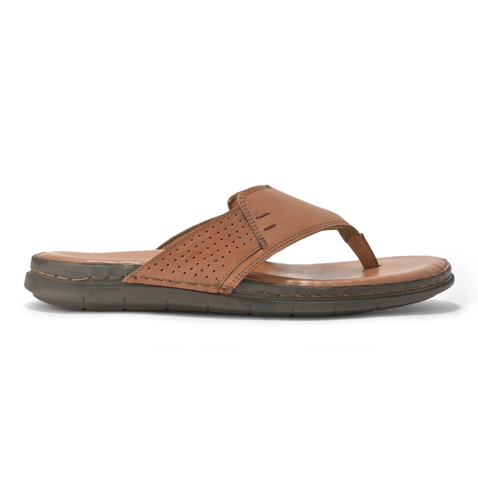 Woodland Tan Mens Softy Slipper - Thumbnail 2