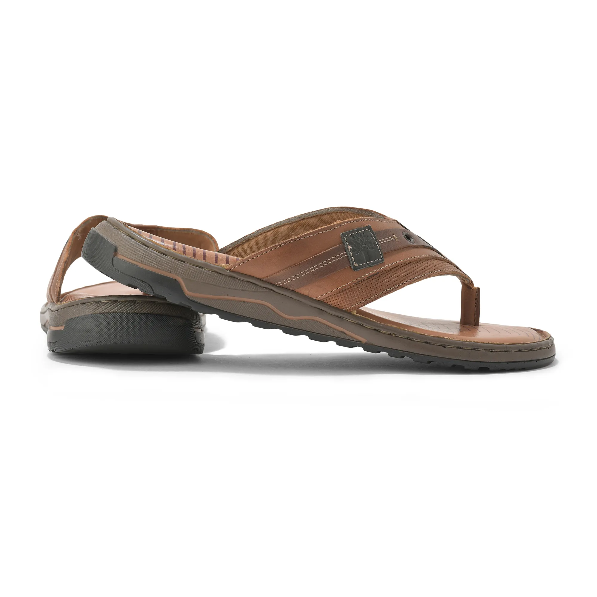 Woodland Men’s Tan Classic Ease Slippers - Thumbnail 10