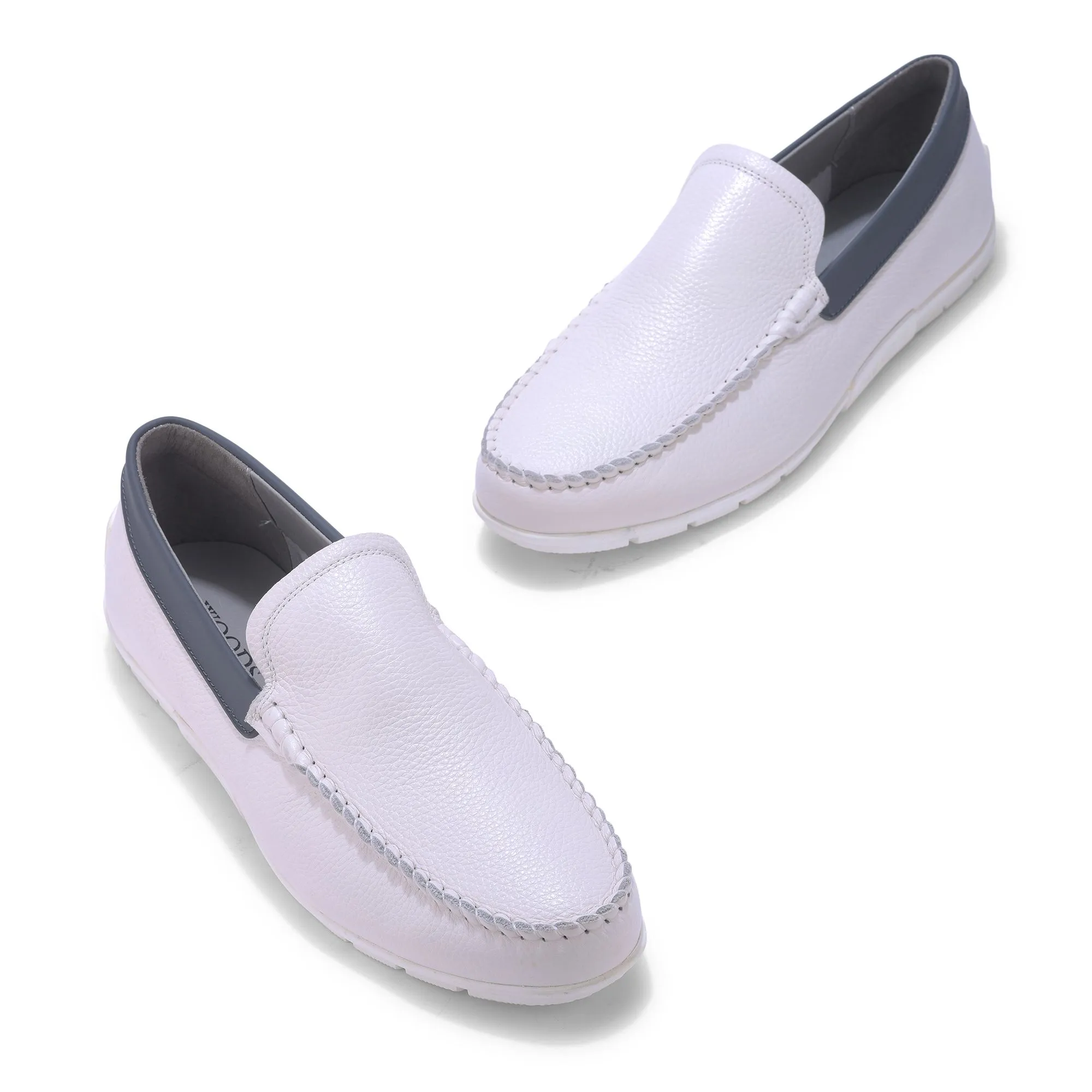 Woods WHITE Slip-on shoes - Thumbnail 2