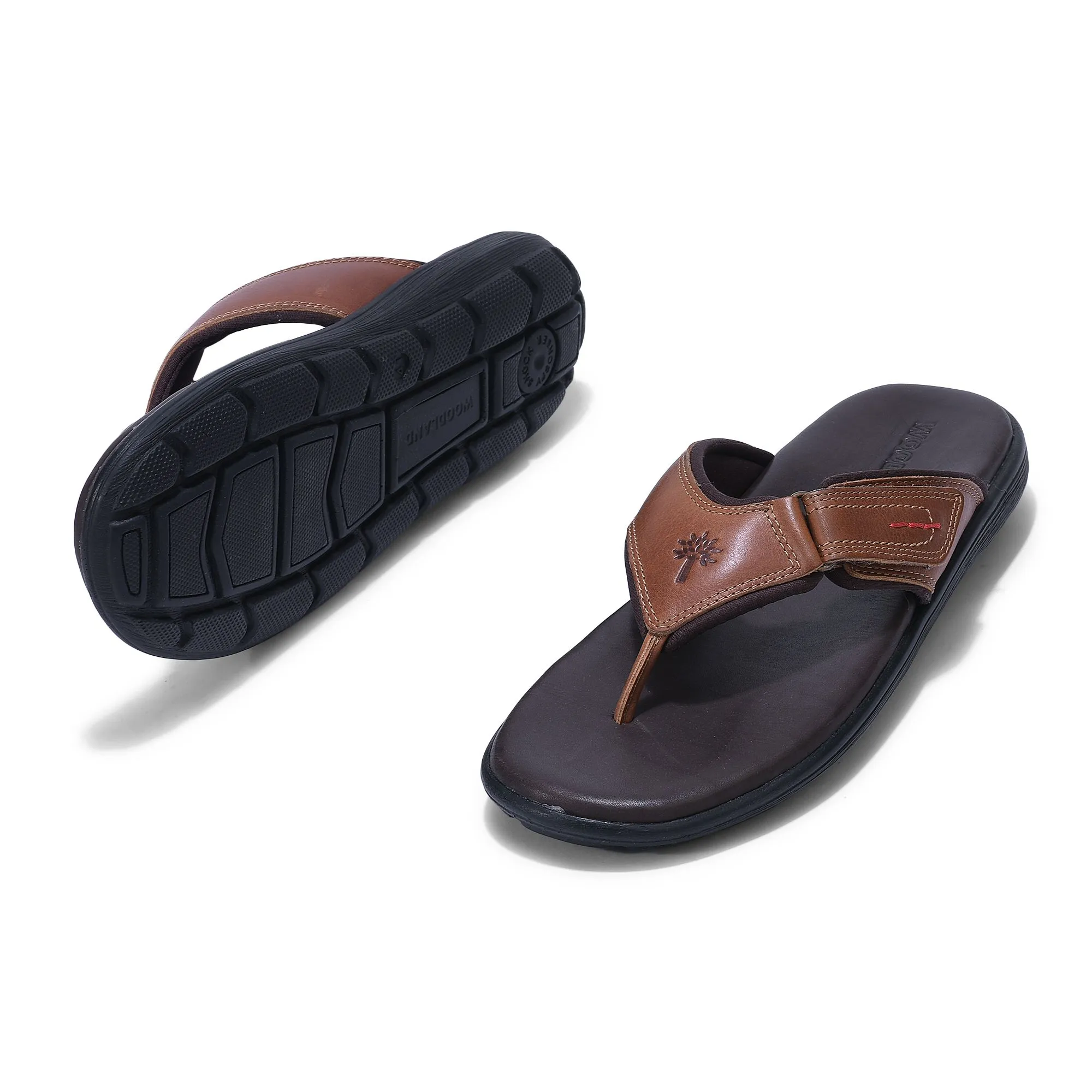 Tan casual slipper for men - Thumbnail 4