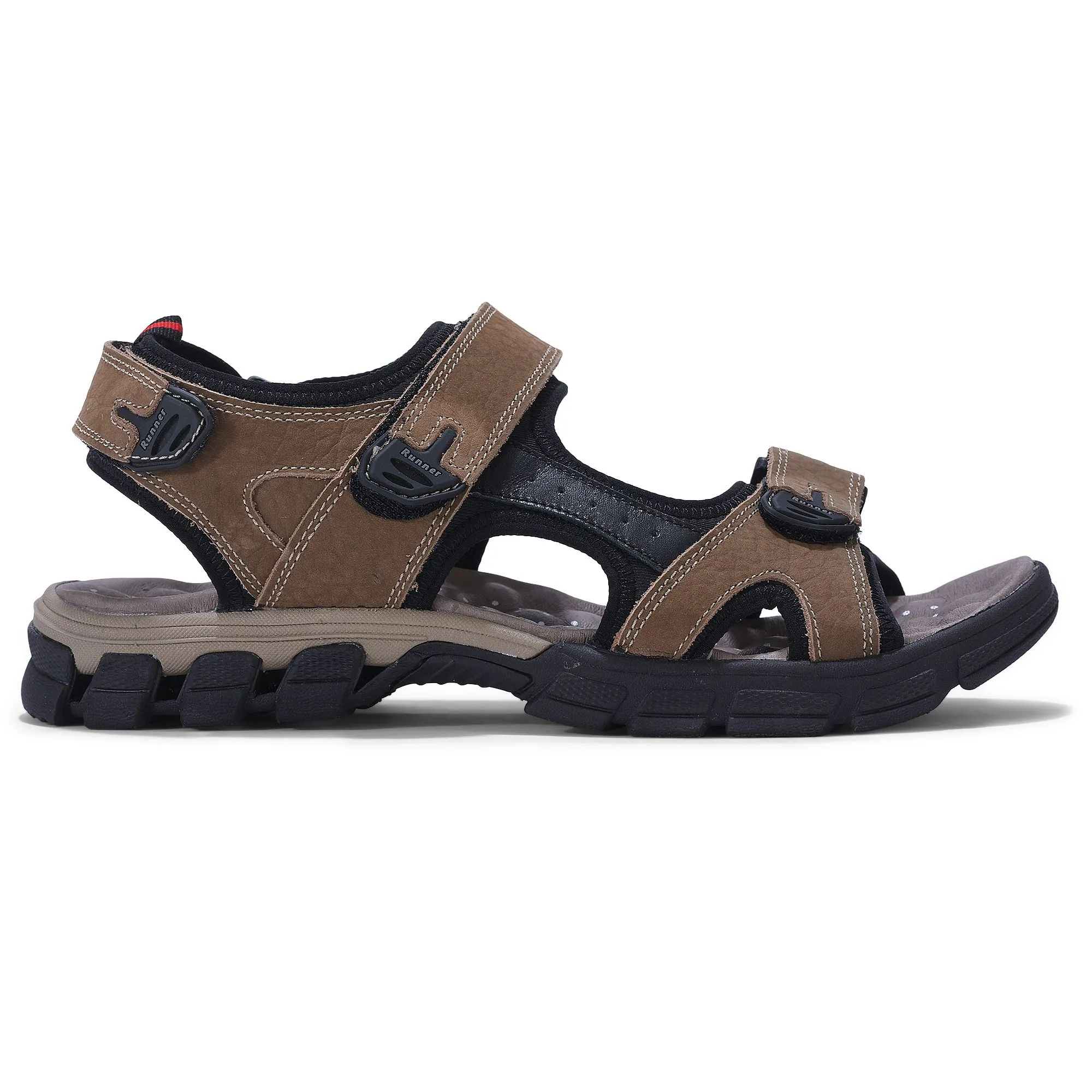 Brown sandal for men - Thumbnail 1