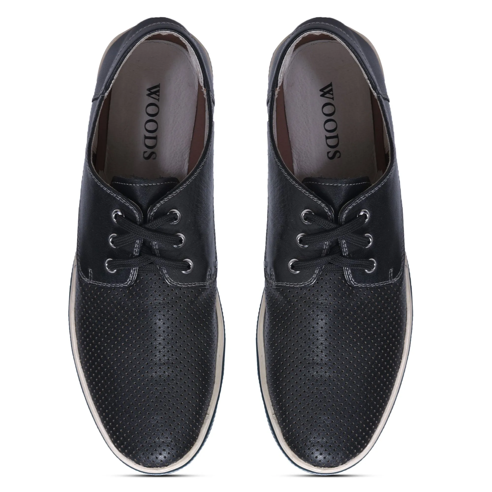 Woods BLACK casual sneakers - Thumbnail 3