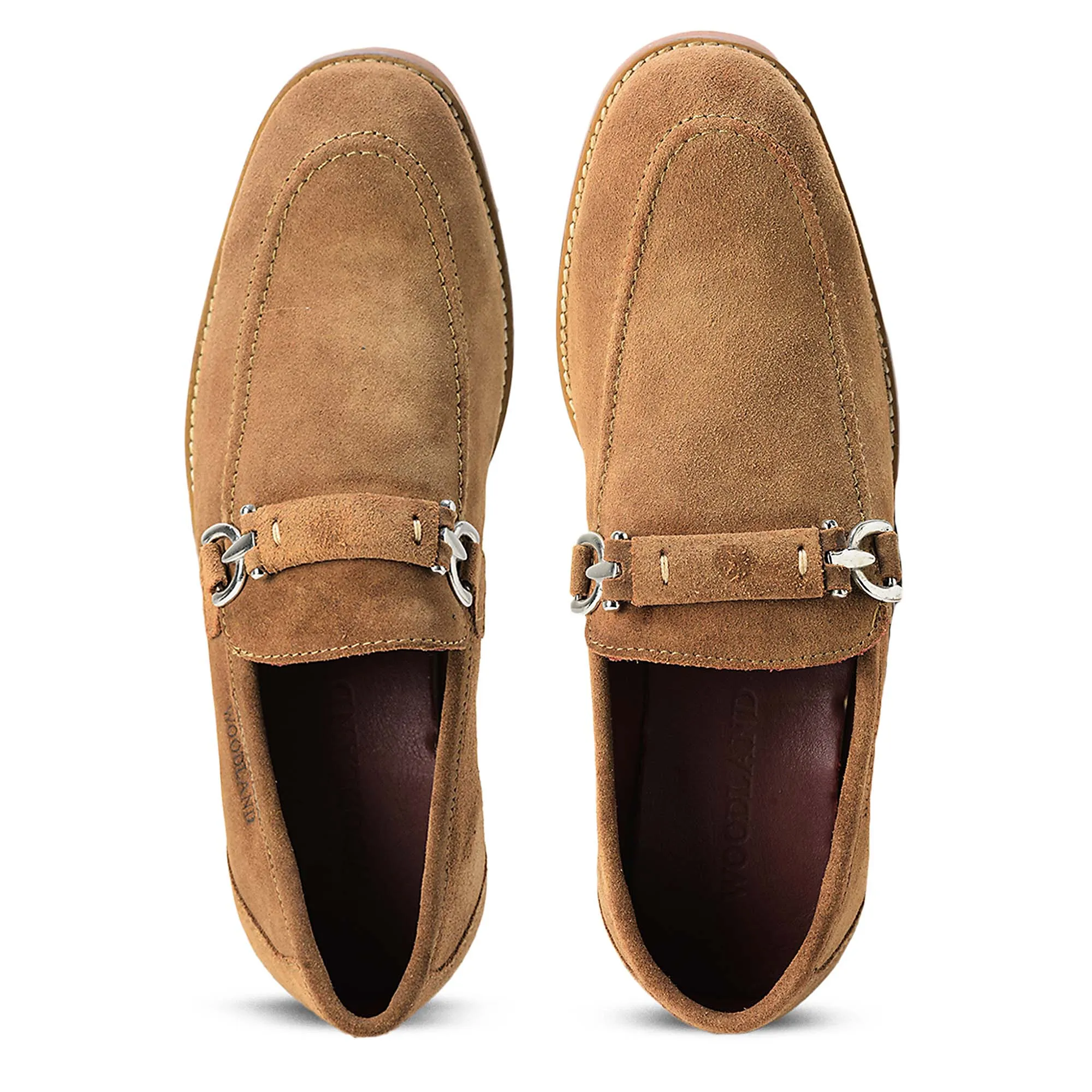 Camel Split Finish Casual Slip On Shoes For Men 5