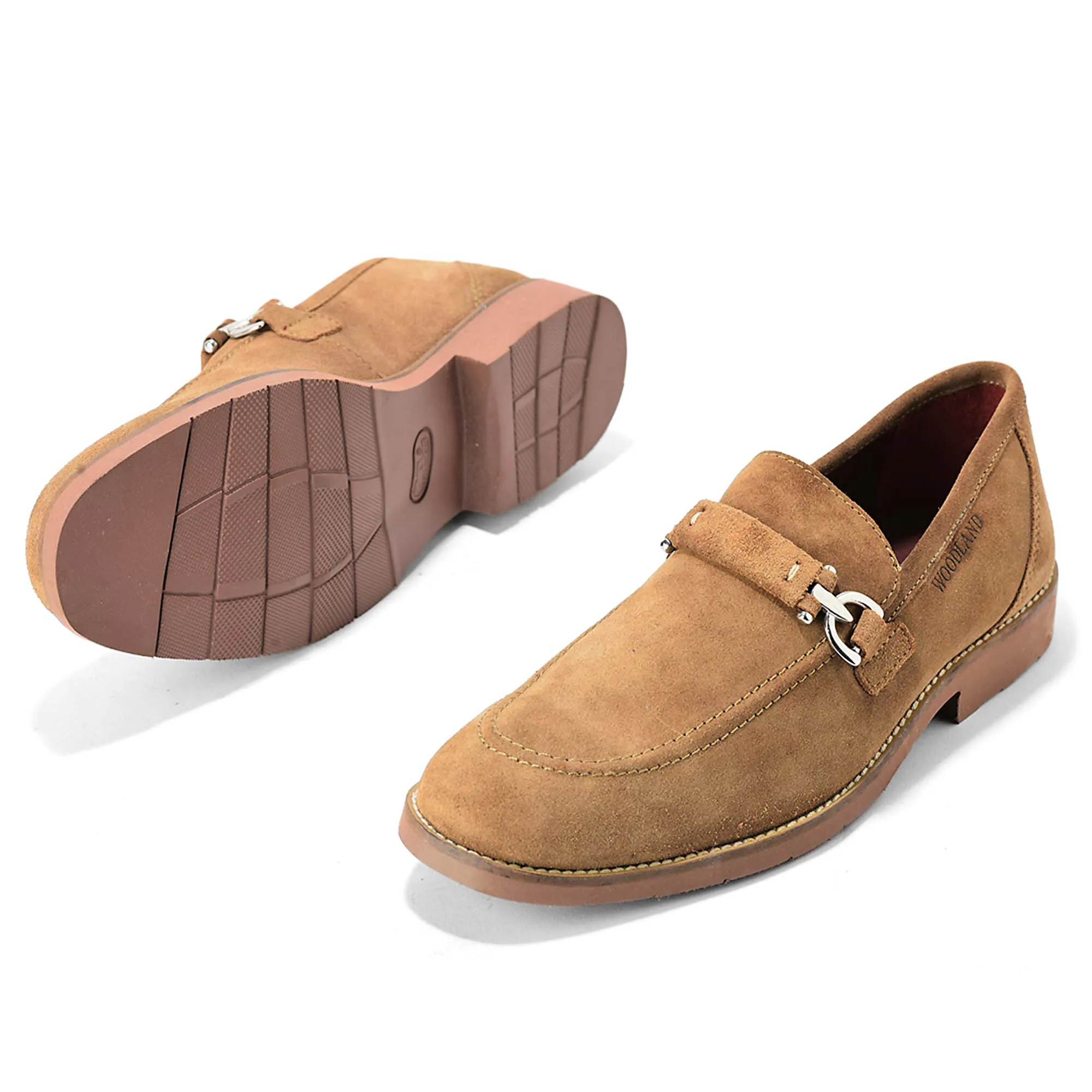 Camel Split Finish Casual Slip On Shoes For Men 6