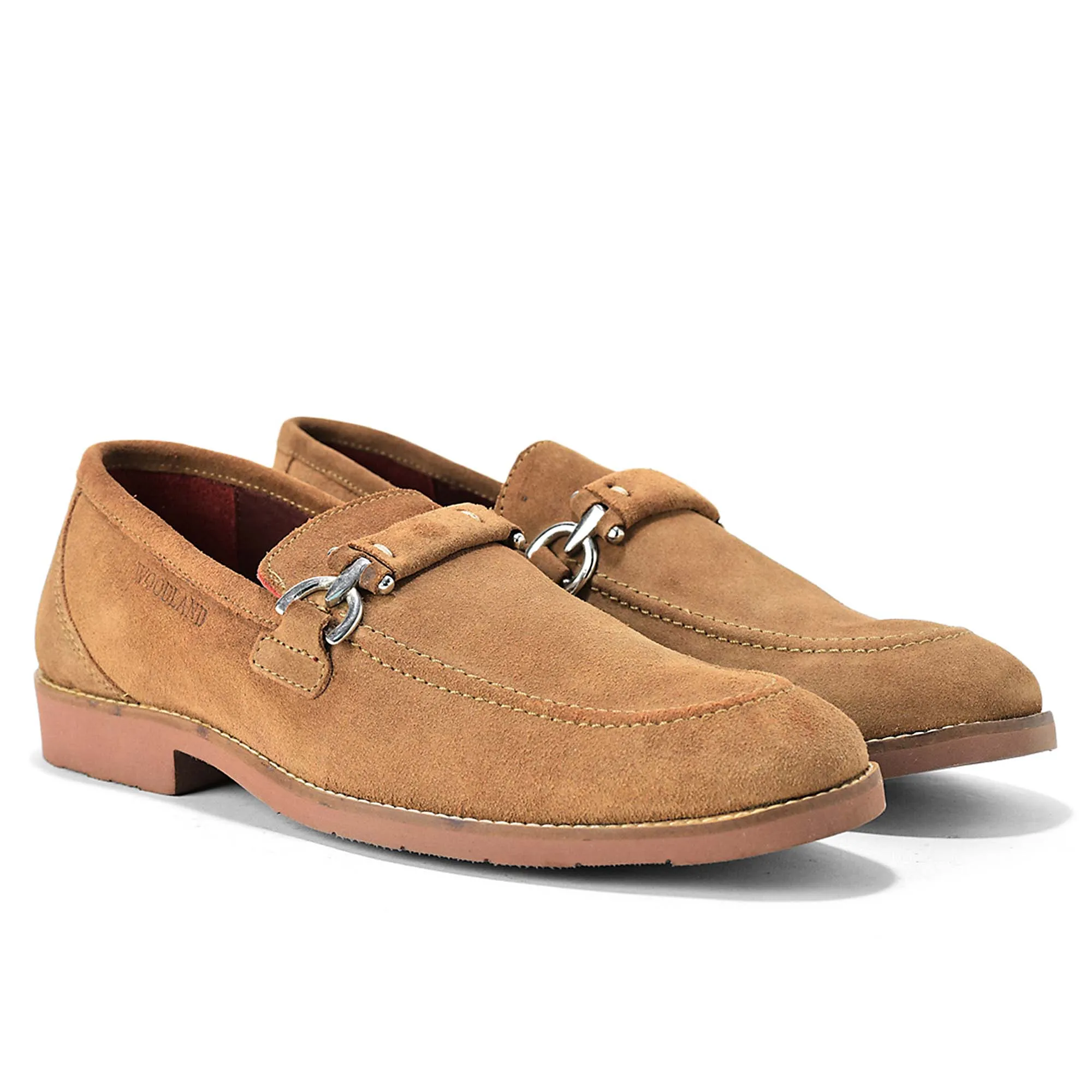 Camel Split Finish Casual Slip On Shoes For Men 8