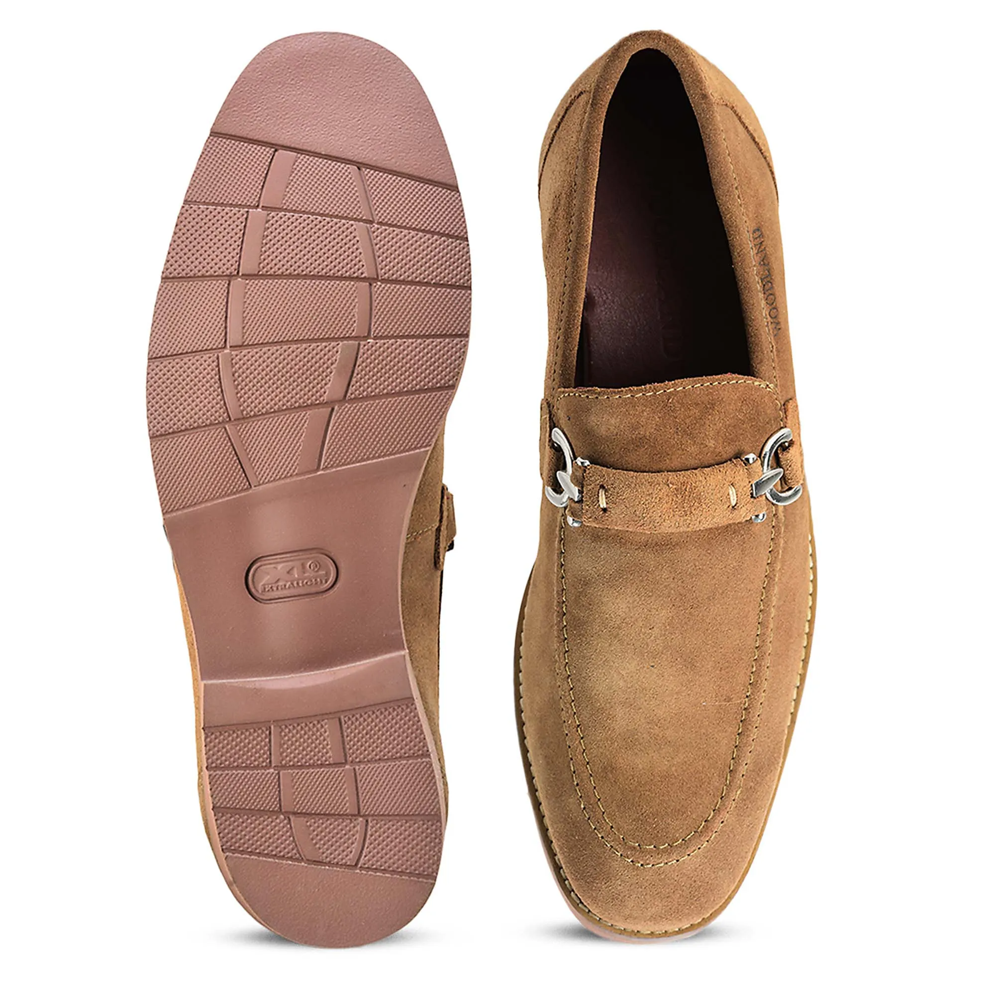 Camel Split Finish Casual Slip On Shoes For Men 9
