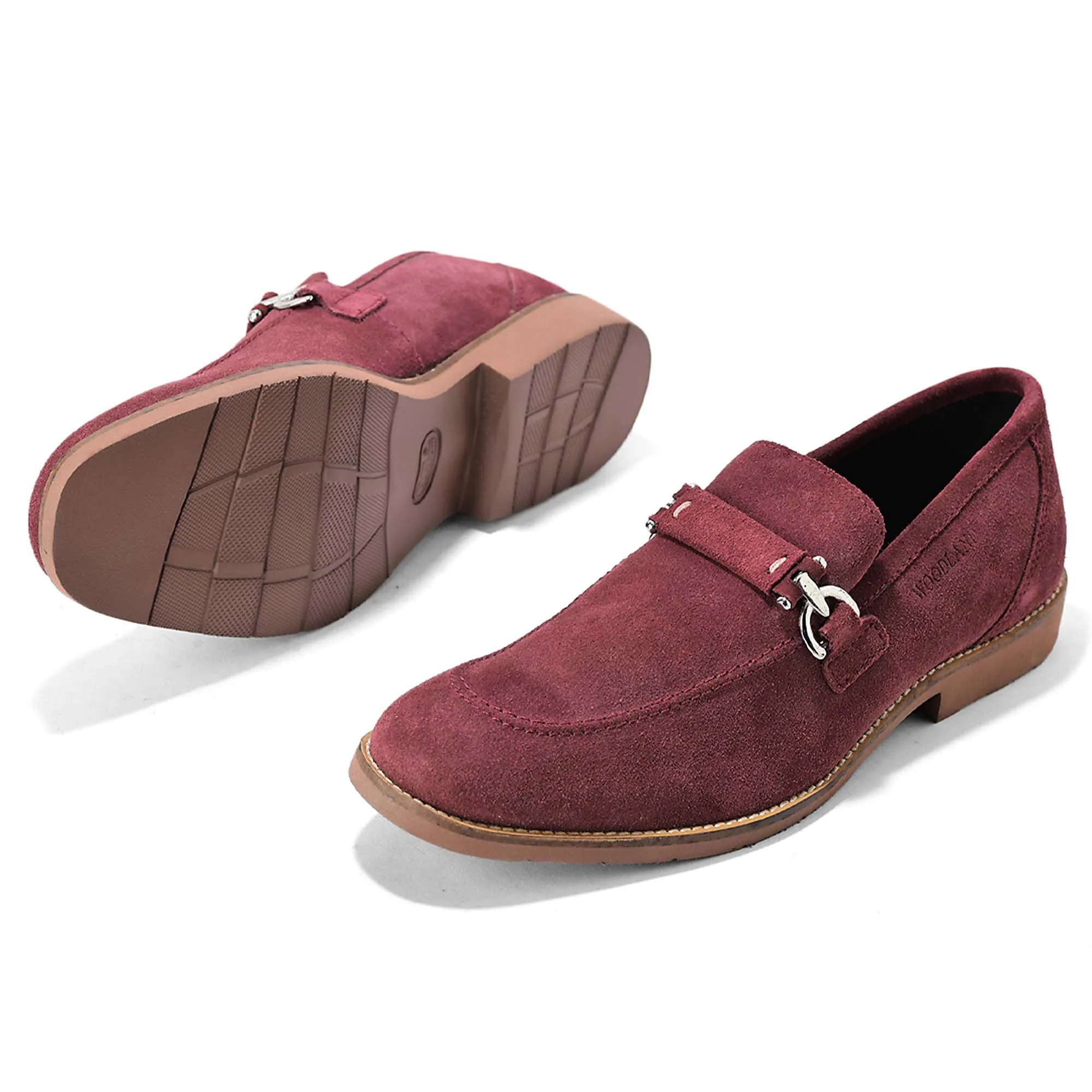 Cherry Split Finish Casual  Slip On Shoes For Men 6