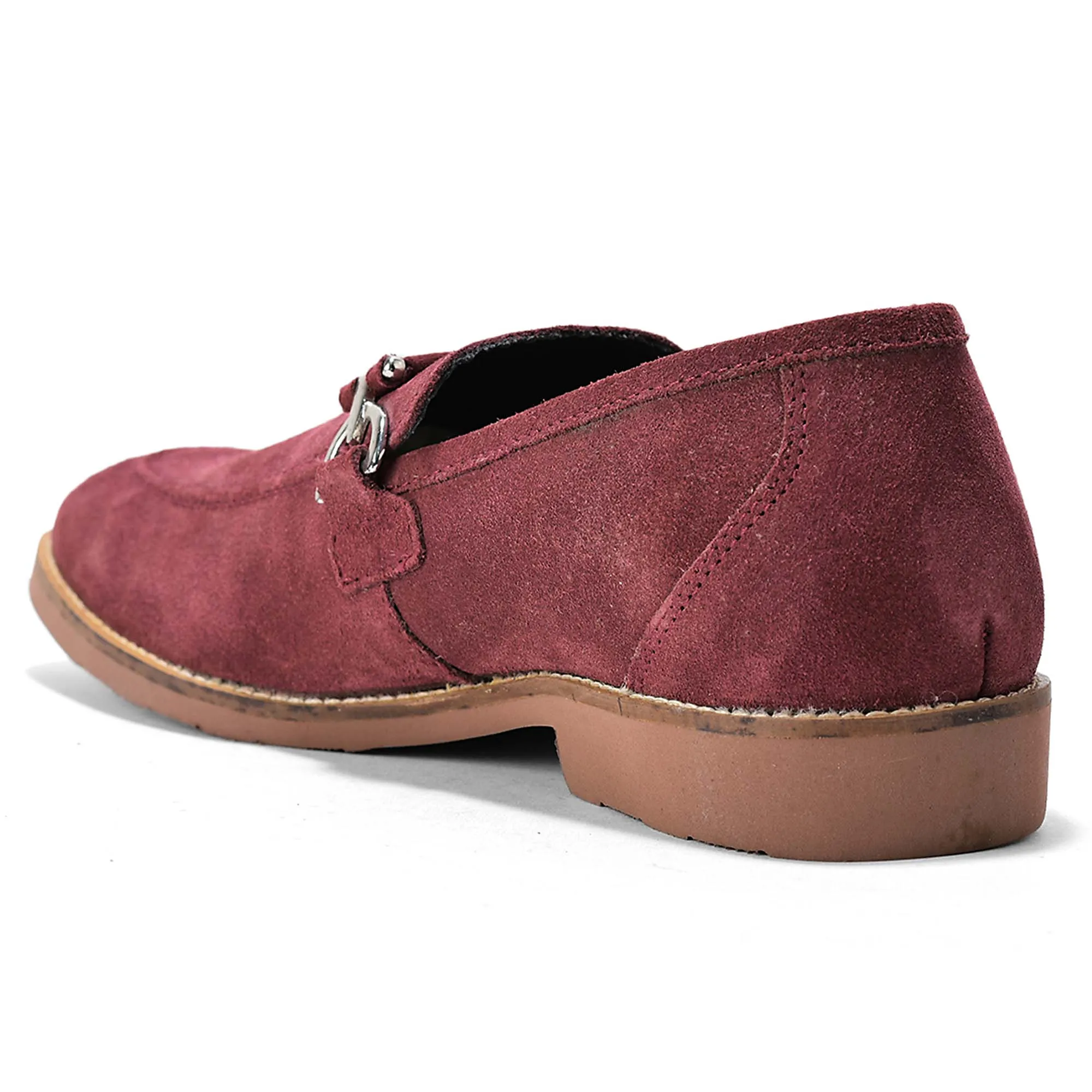 Cherry Split Finish Casual  Slip On Shoes For Men 7