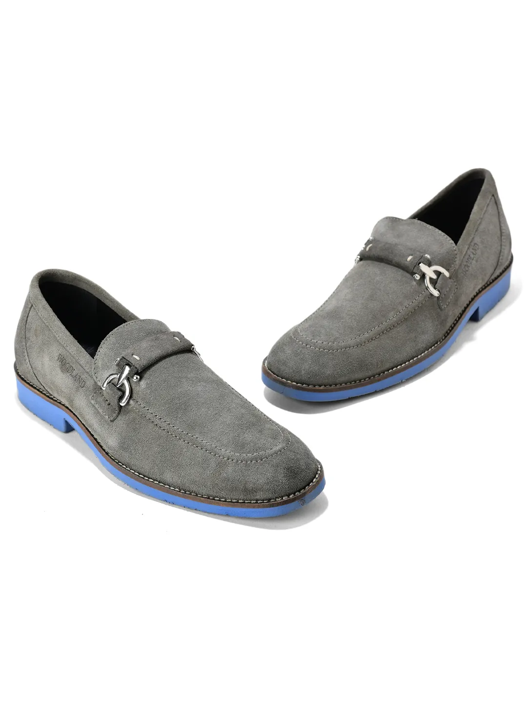 Grey Split Finish Casual Lace Up Shoes For Men 3