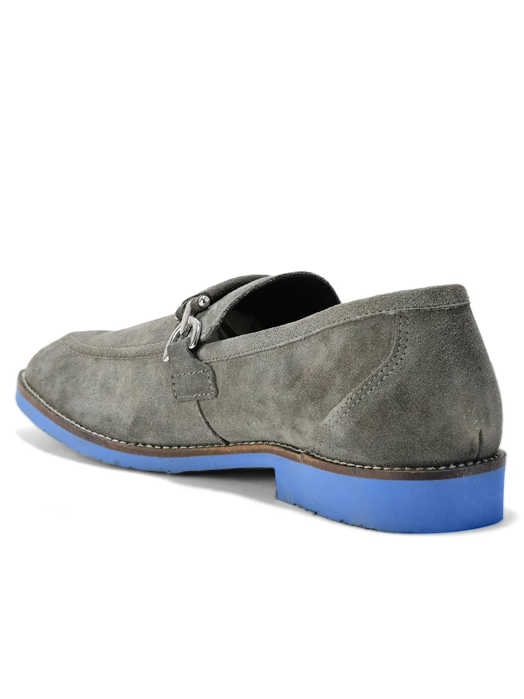 Grey Split Finish Casual Lace Up Shoes For Men 7
