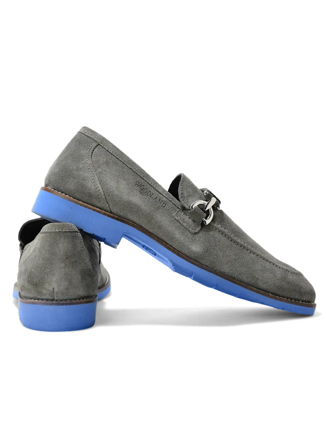 Grey Split Finish Casual Lace Up Shoes For Men 10
