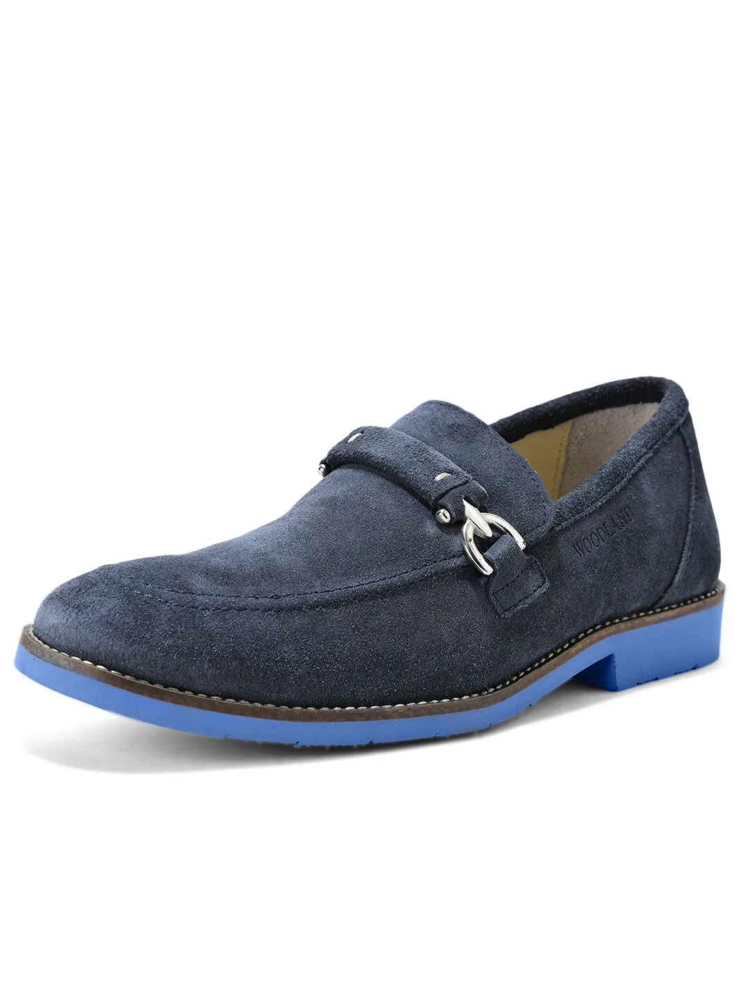 Navy Split Finish Casual  Slip On Shoes For Men 11