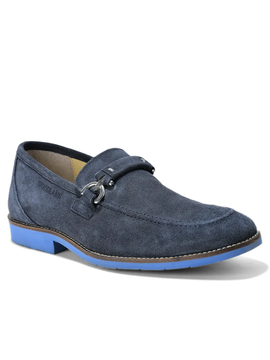 Navy Split Finish Casual  Slip On Shoes For Men 12