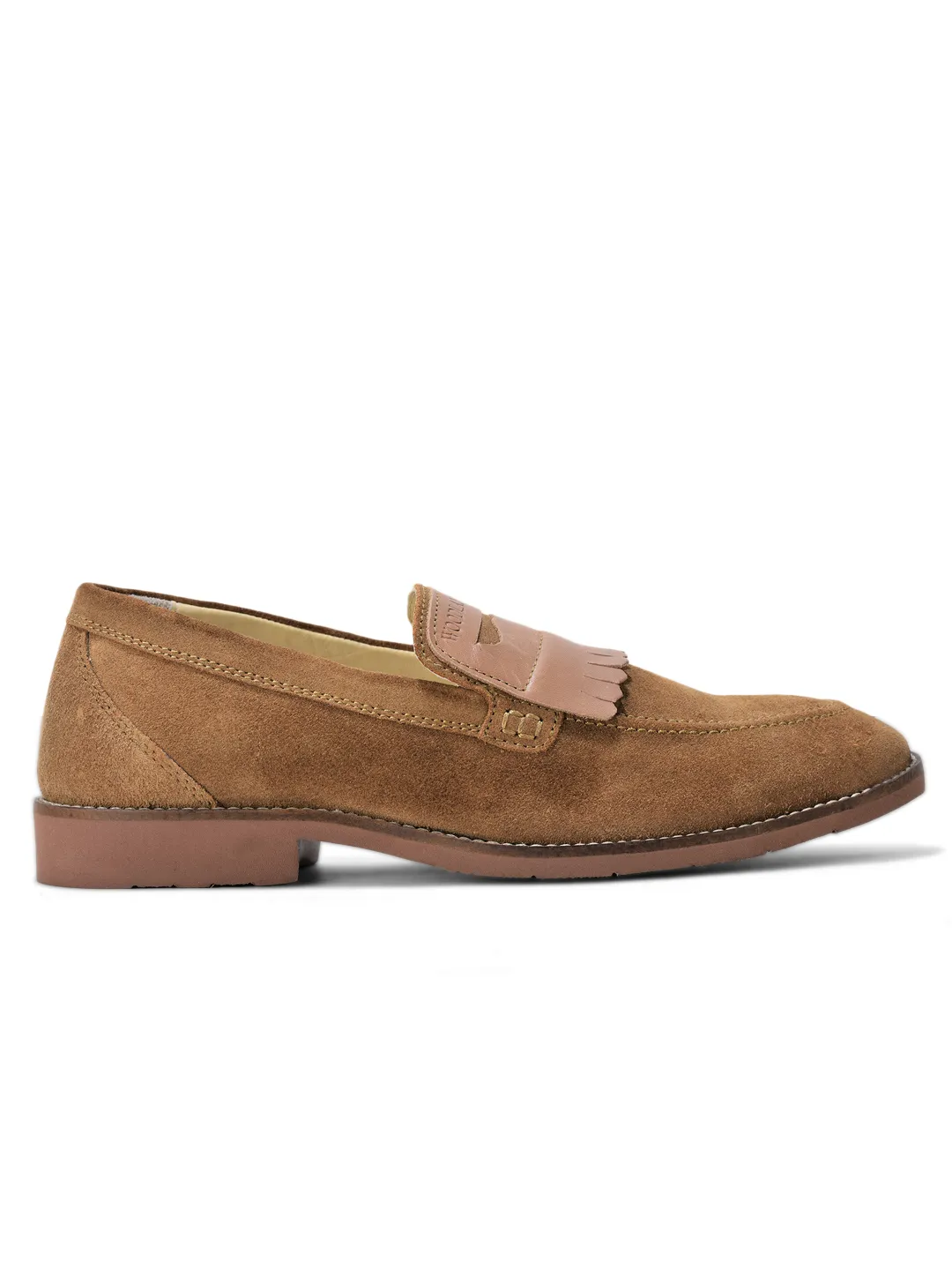 Woodland Camel casual loafers - Thumbnail 2