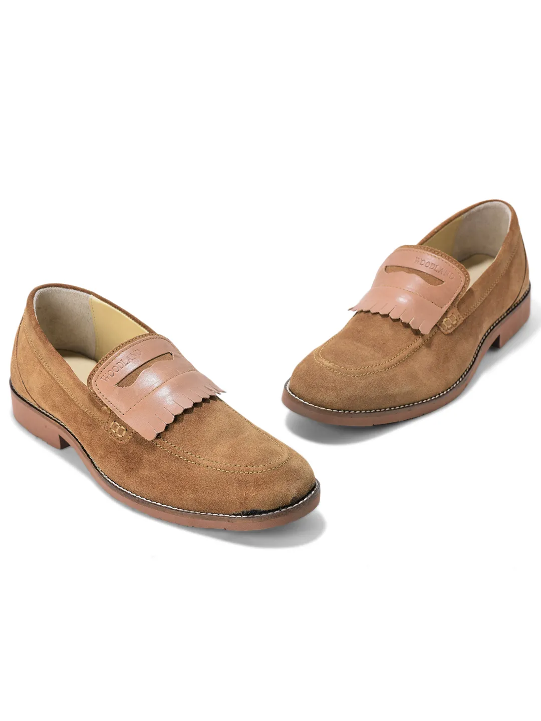 Woodland Camel casual loafers - Thumbnail 3