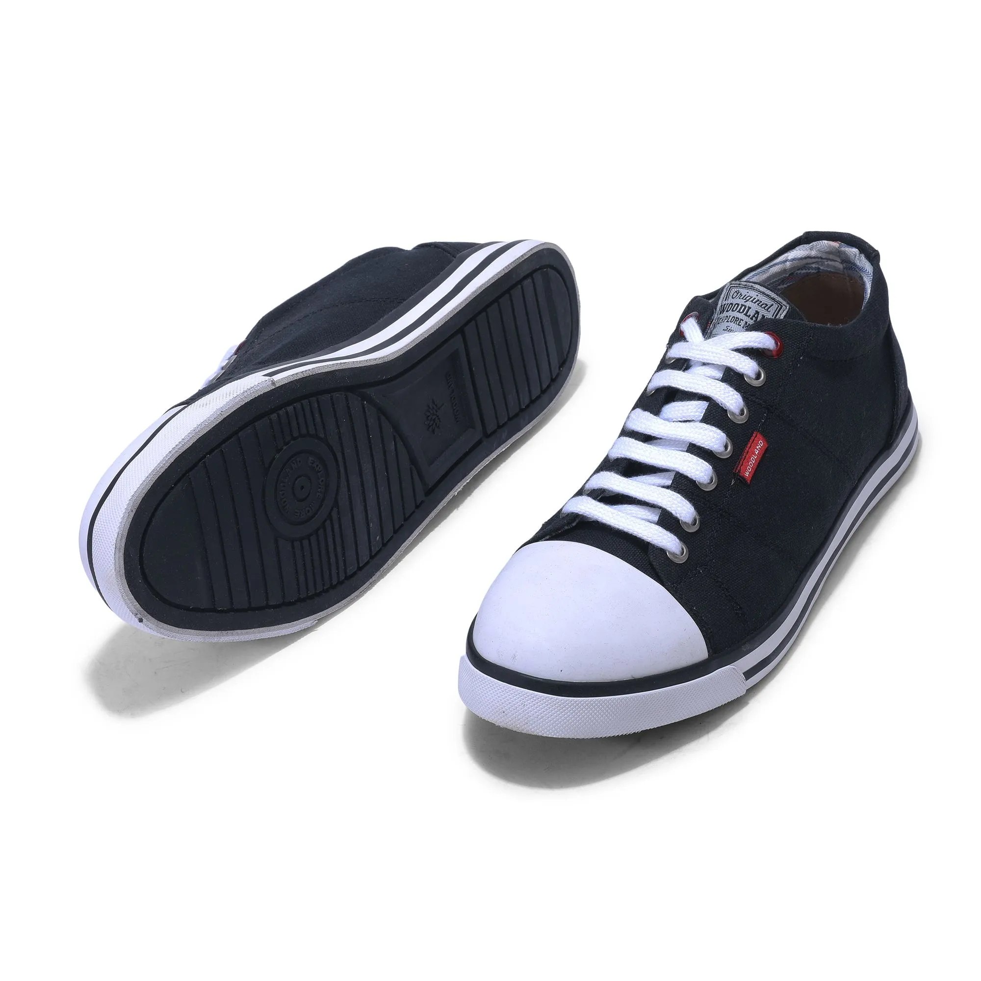 Canvas casual shoes BLACK - Thumbnail 4