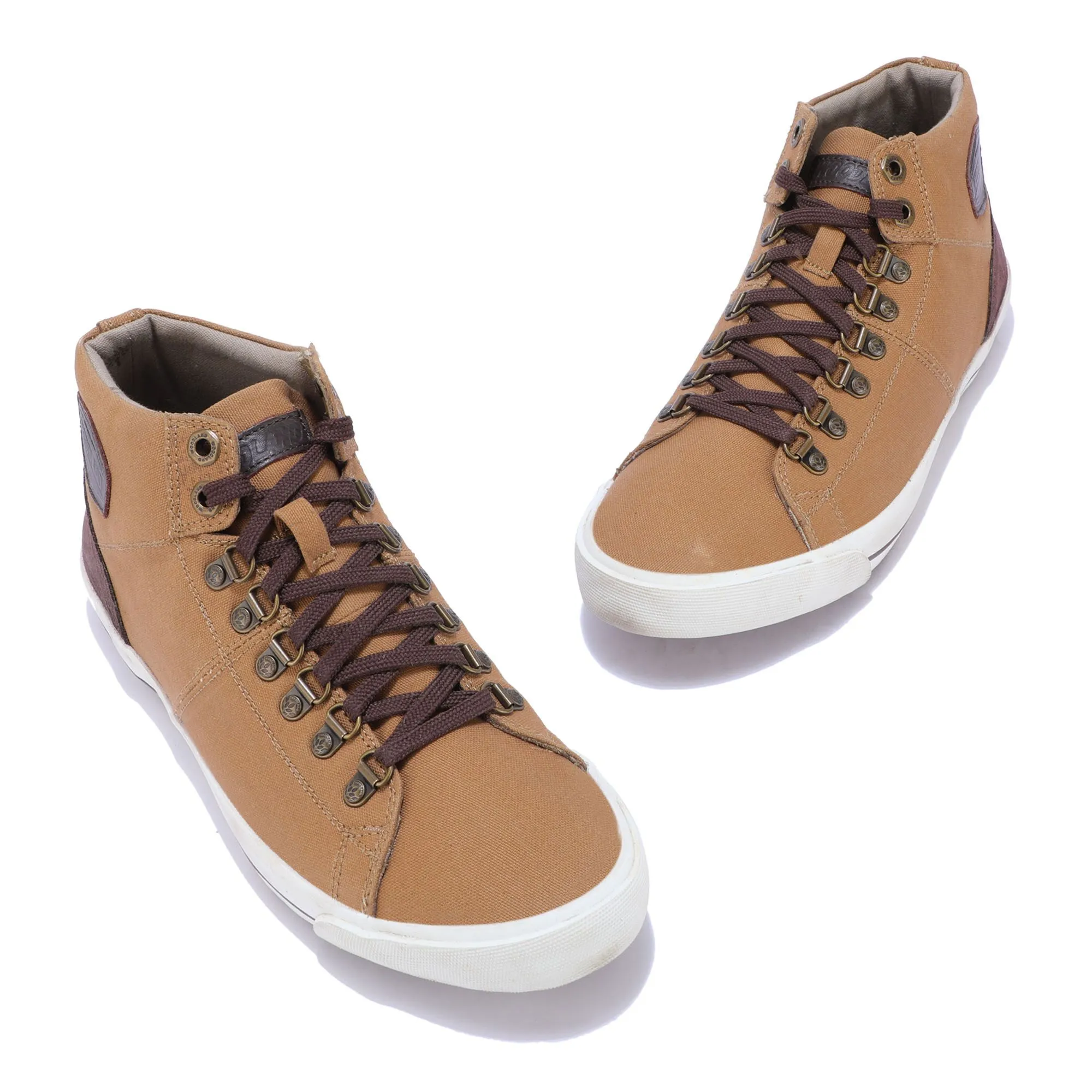 Woodland CAMEL canvas sneakers - Thumbnail 2